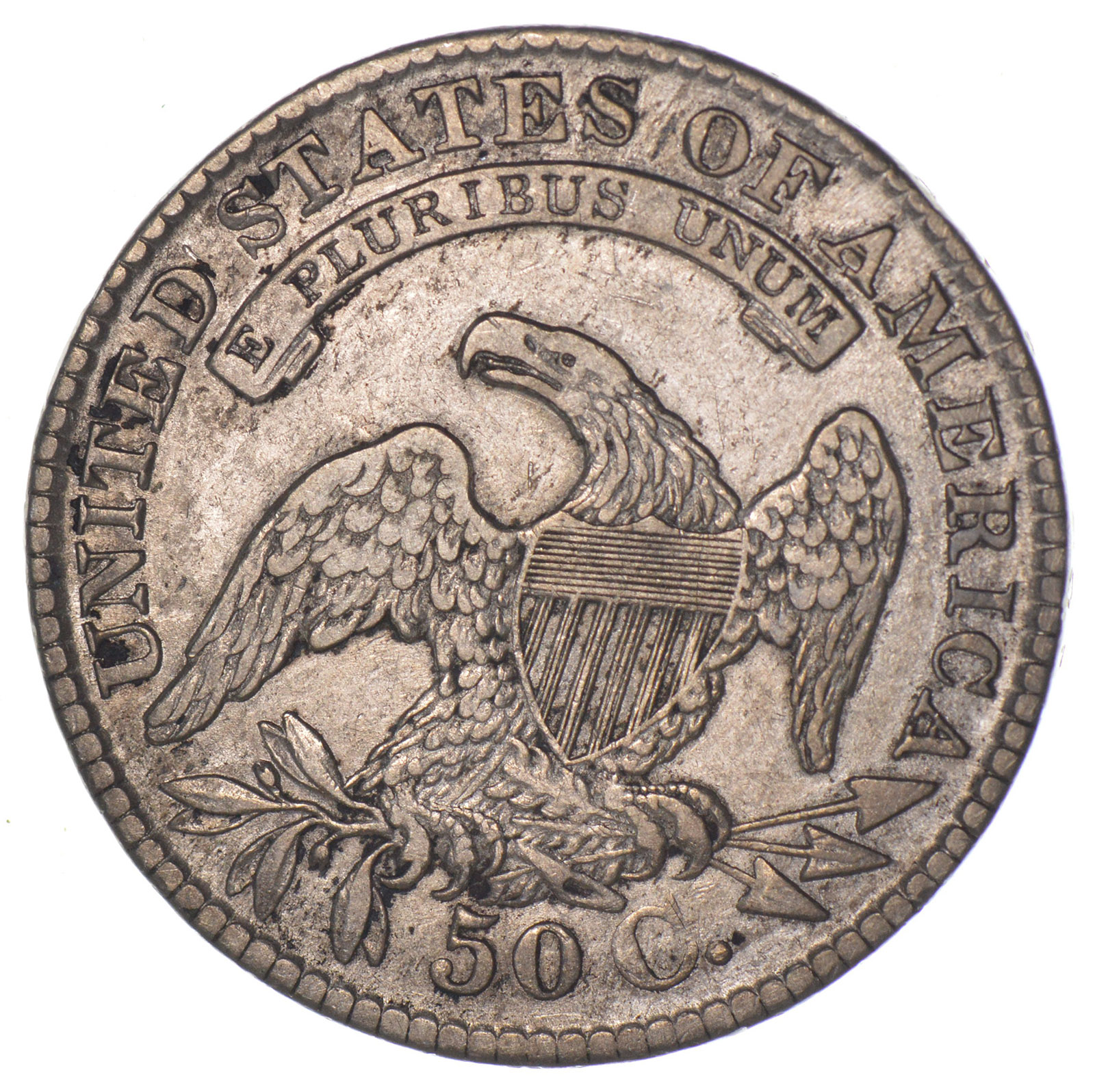 1830 Capped Bust Half Dollar Circulated Property Room