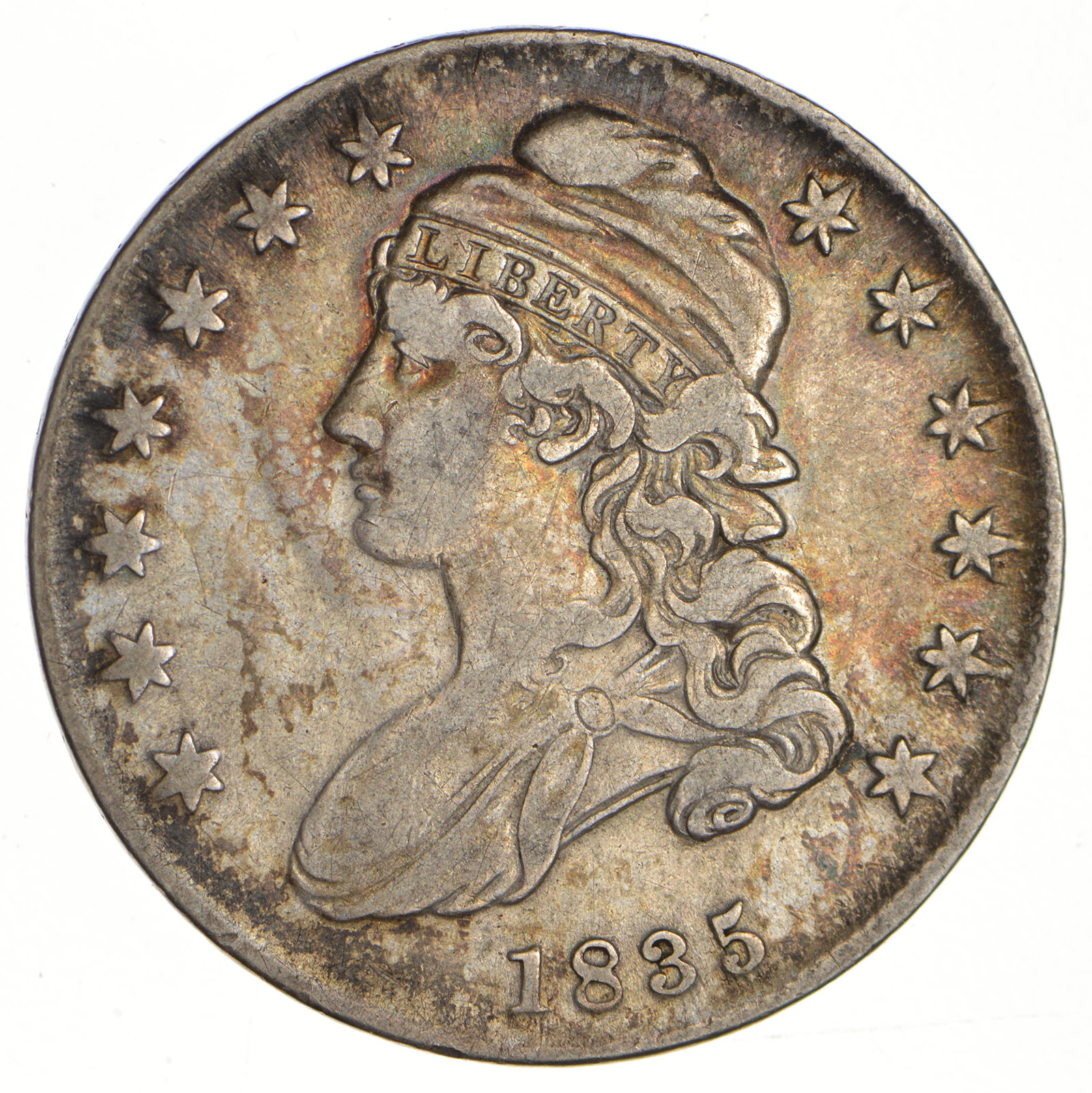 1834 Capped Bust Half Dollar - Small Date Small Letters - Circulated | Property Room