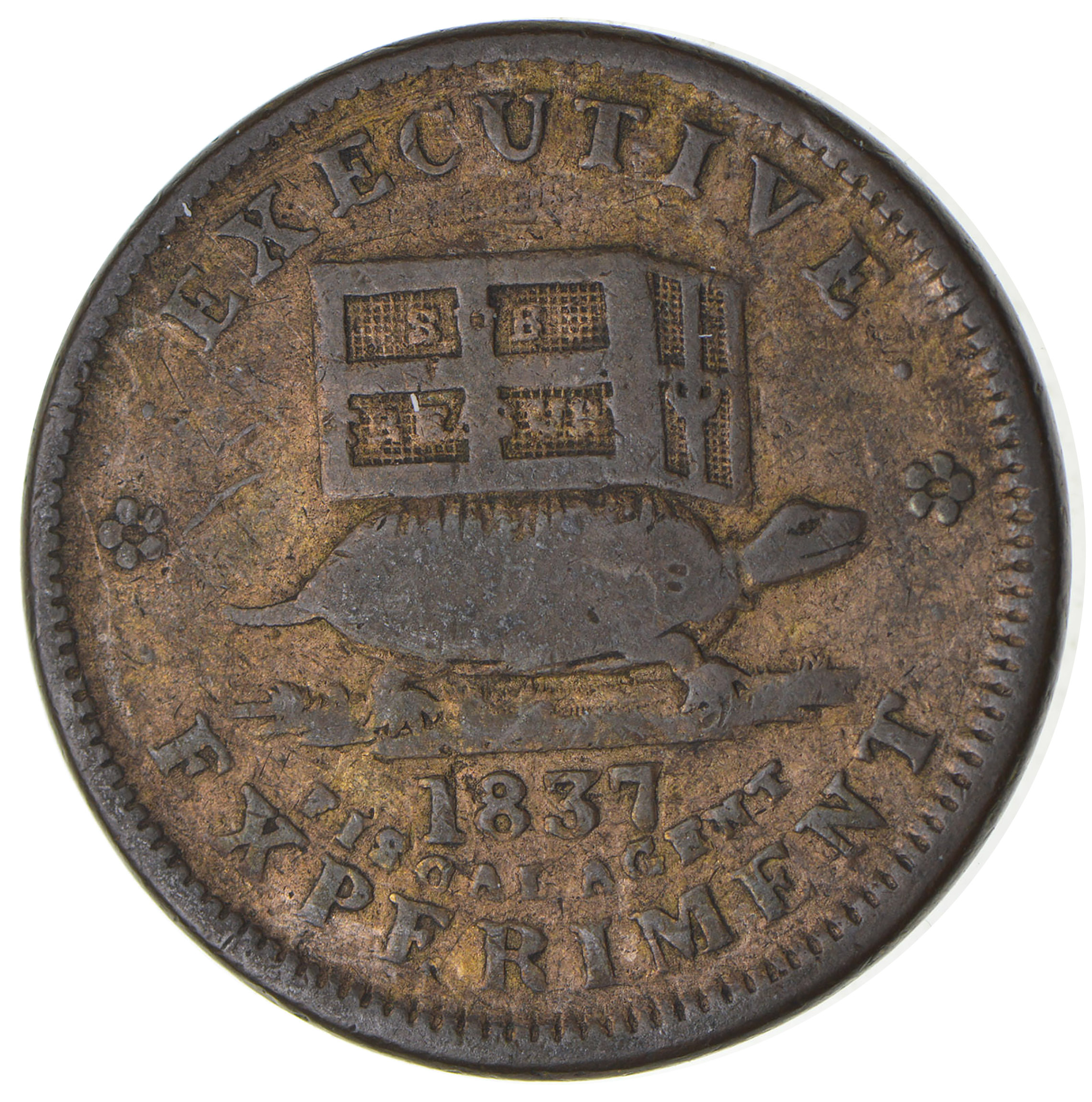 1837 Executive Experiment Hard Times Token | Property Room