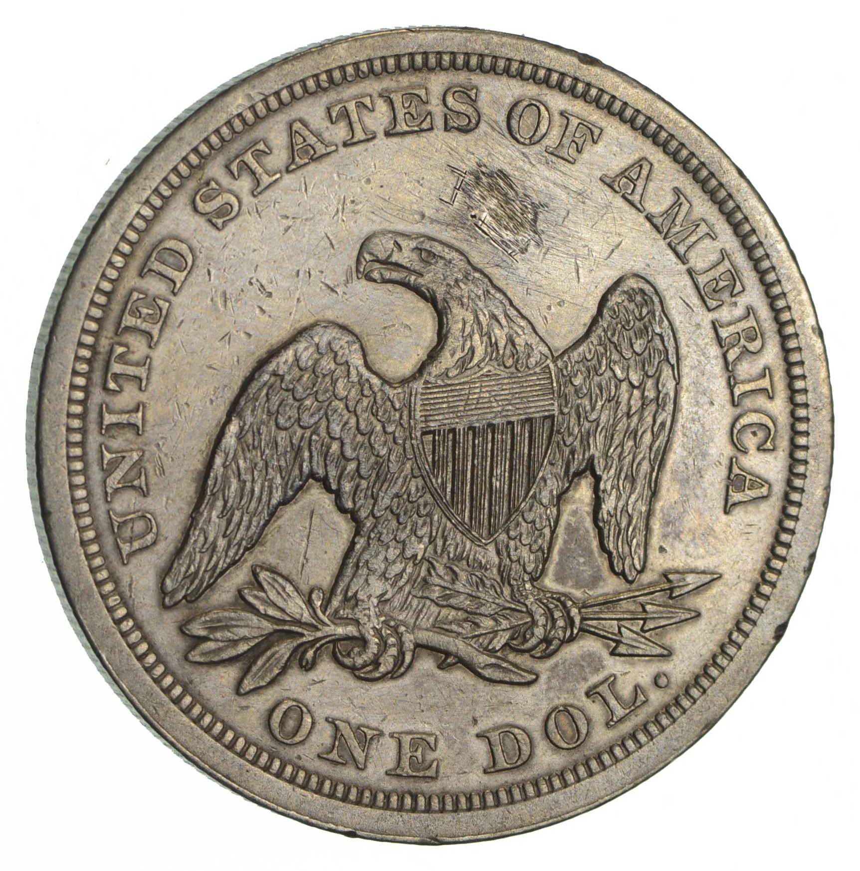1842 Seated Liberty Silver Dollar | Property Room