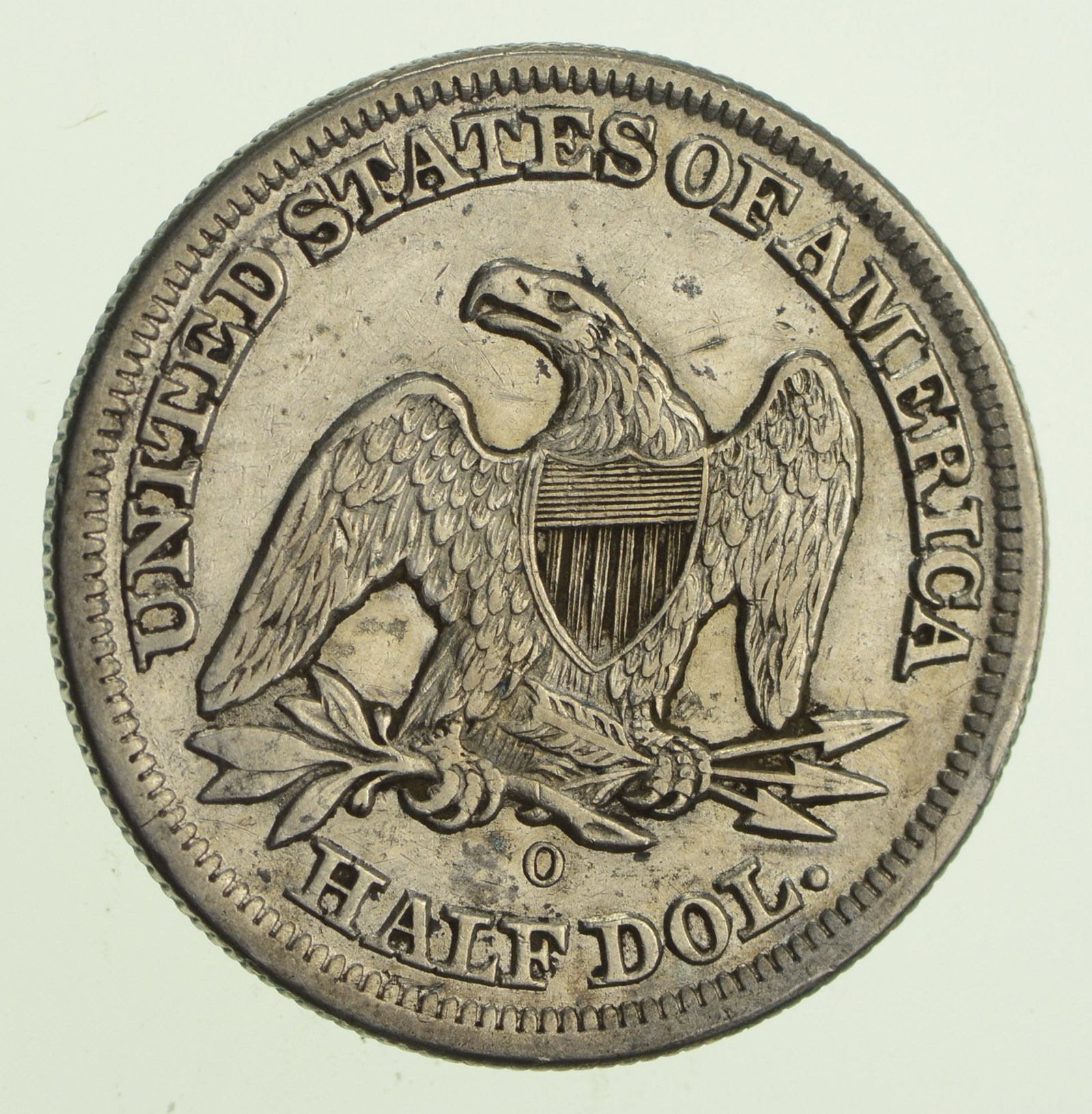 1854 O Seated Liberty Half Dollar Circulated Property Room