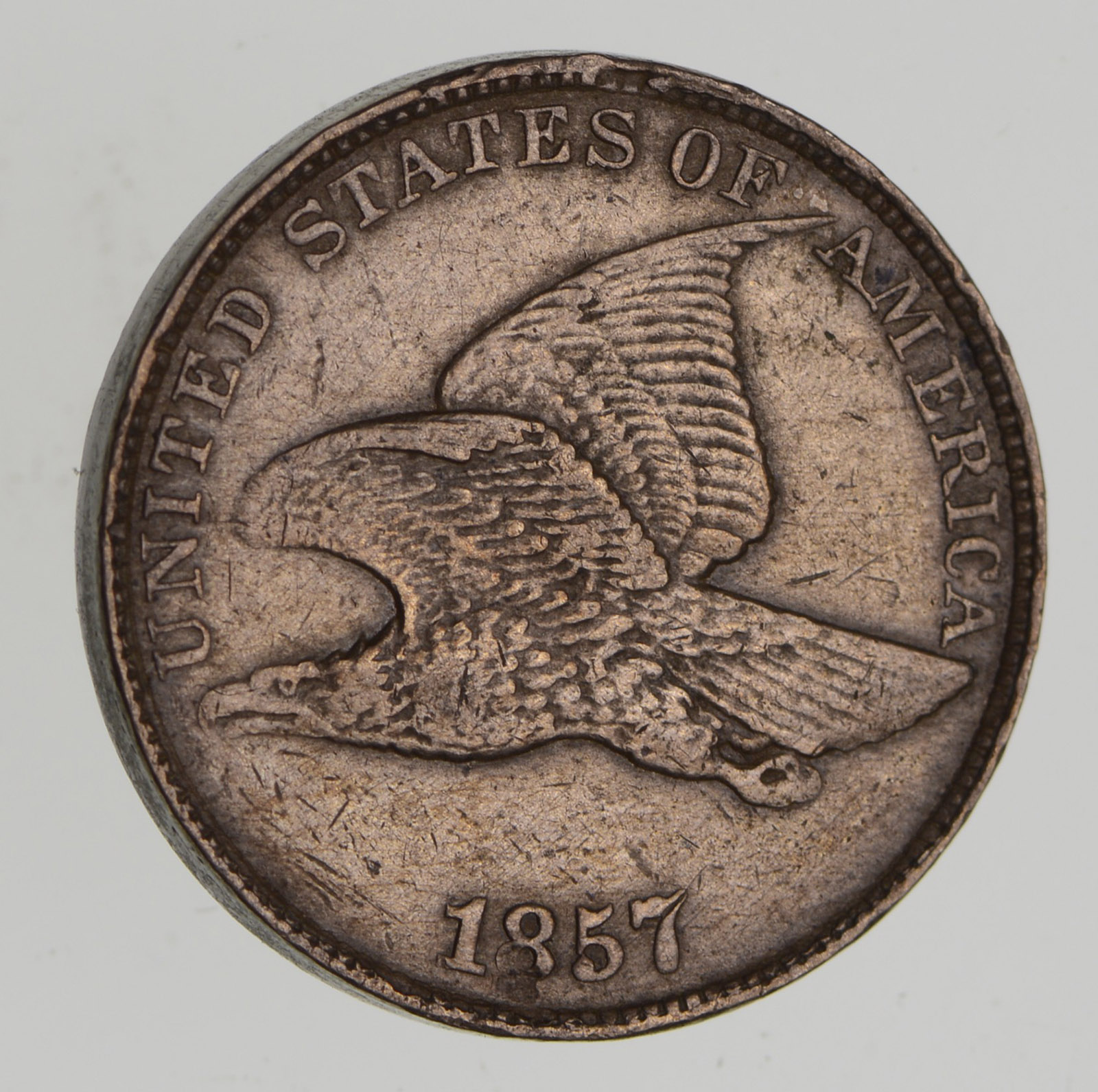 1857 Flying Eagle Cent - Circulated | Property Room