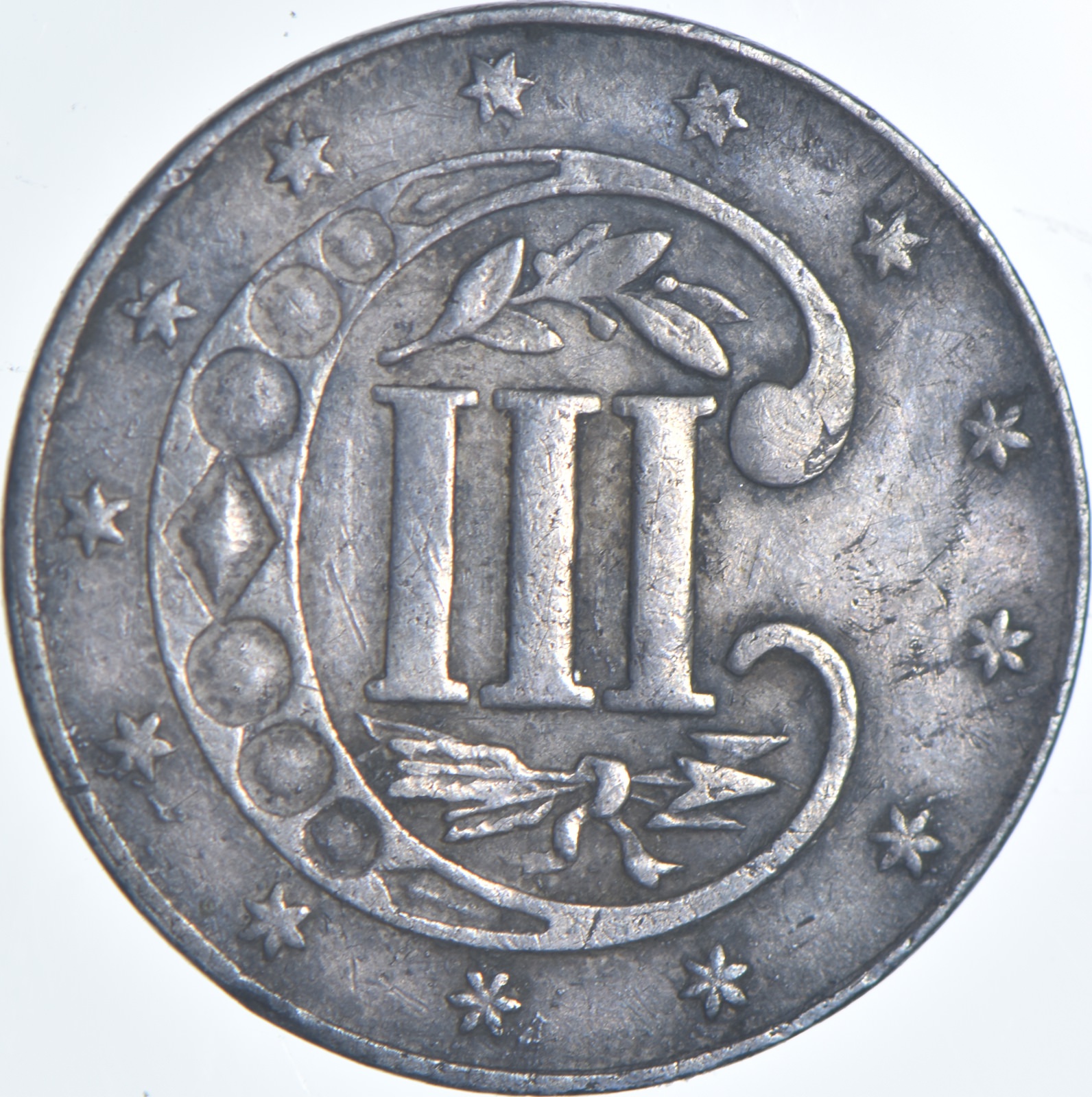 1860 Silver Three-Cent Piece | Property Room