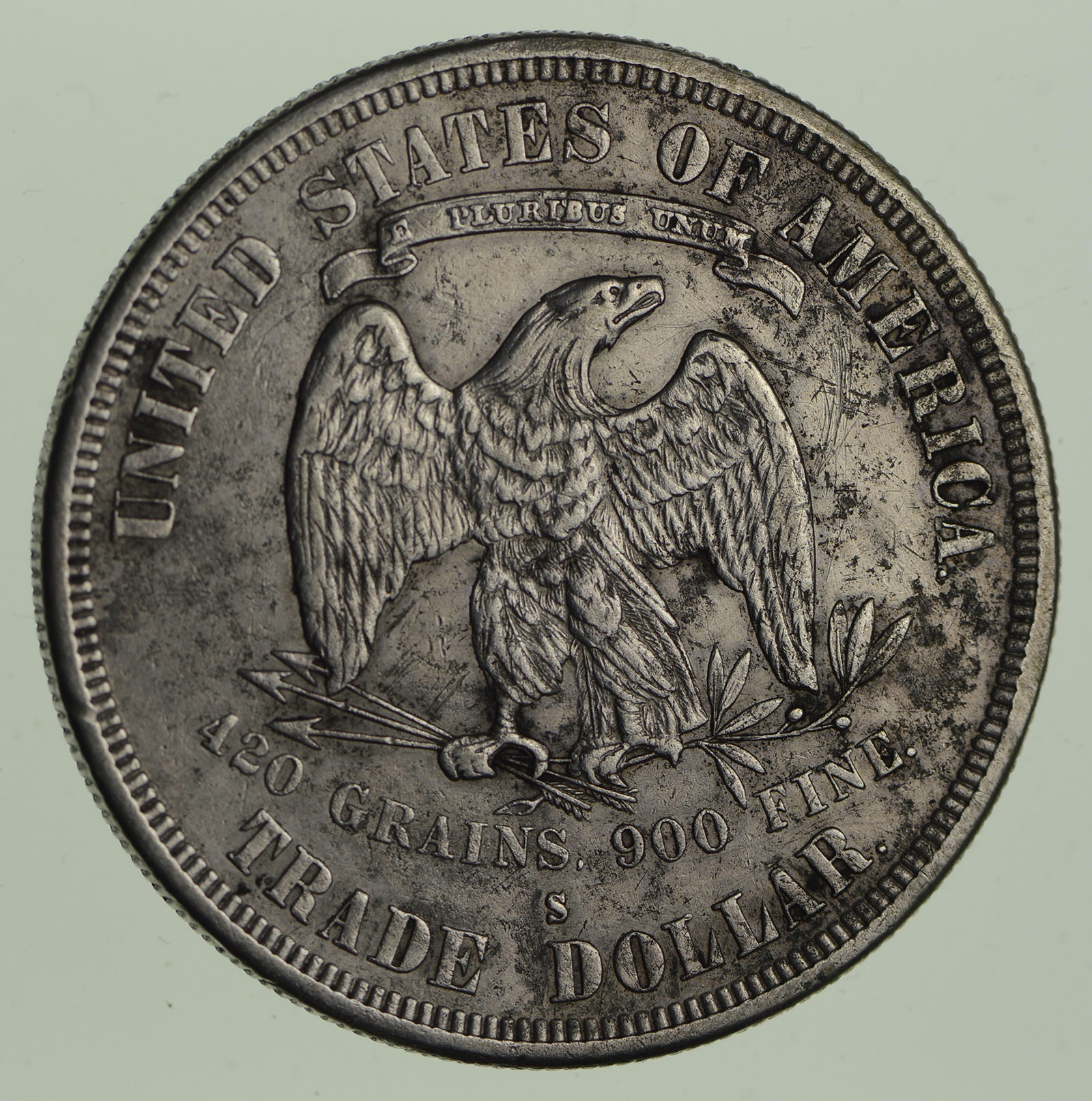 1877S Trade Silver Dollar Circulated Property Room