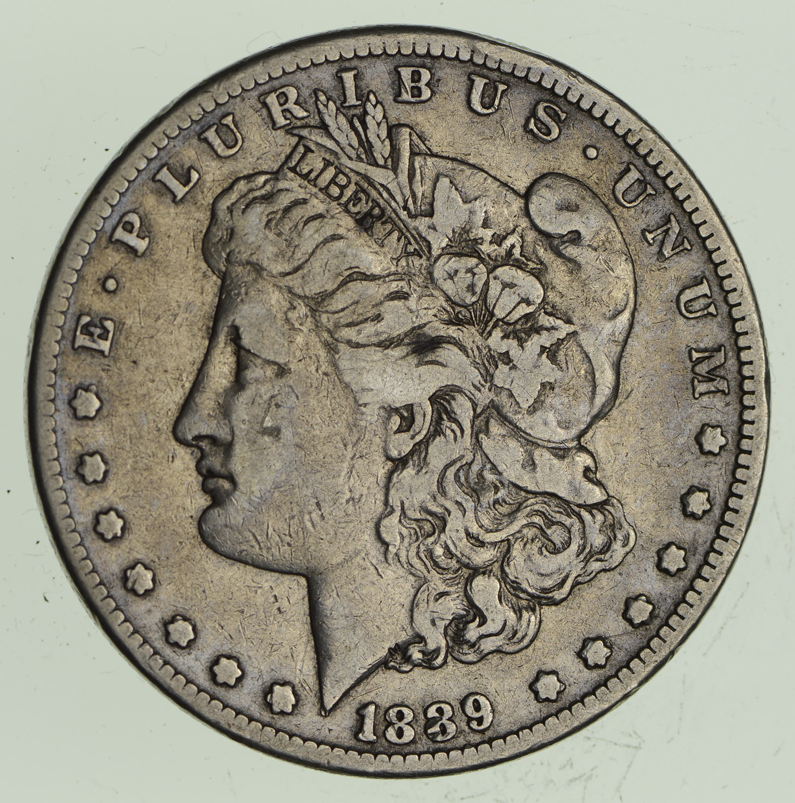 1889 CC Morgan Silver Dollar Circulated Property Room