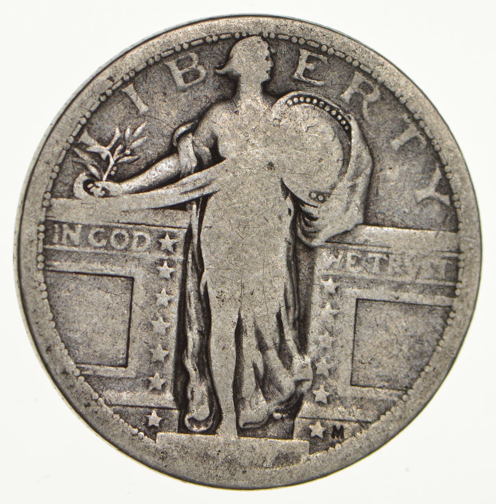 1916 or 1917 Type 1 Standing Liberty Quarter - Mystery - No Star ...
