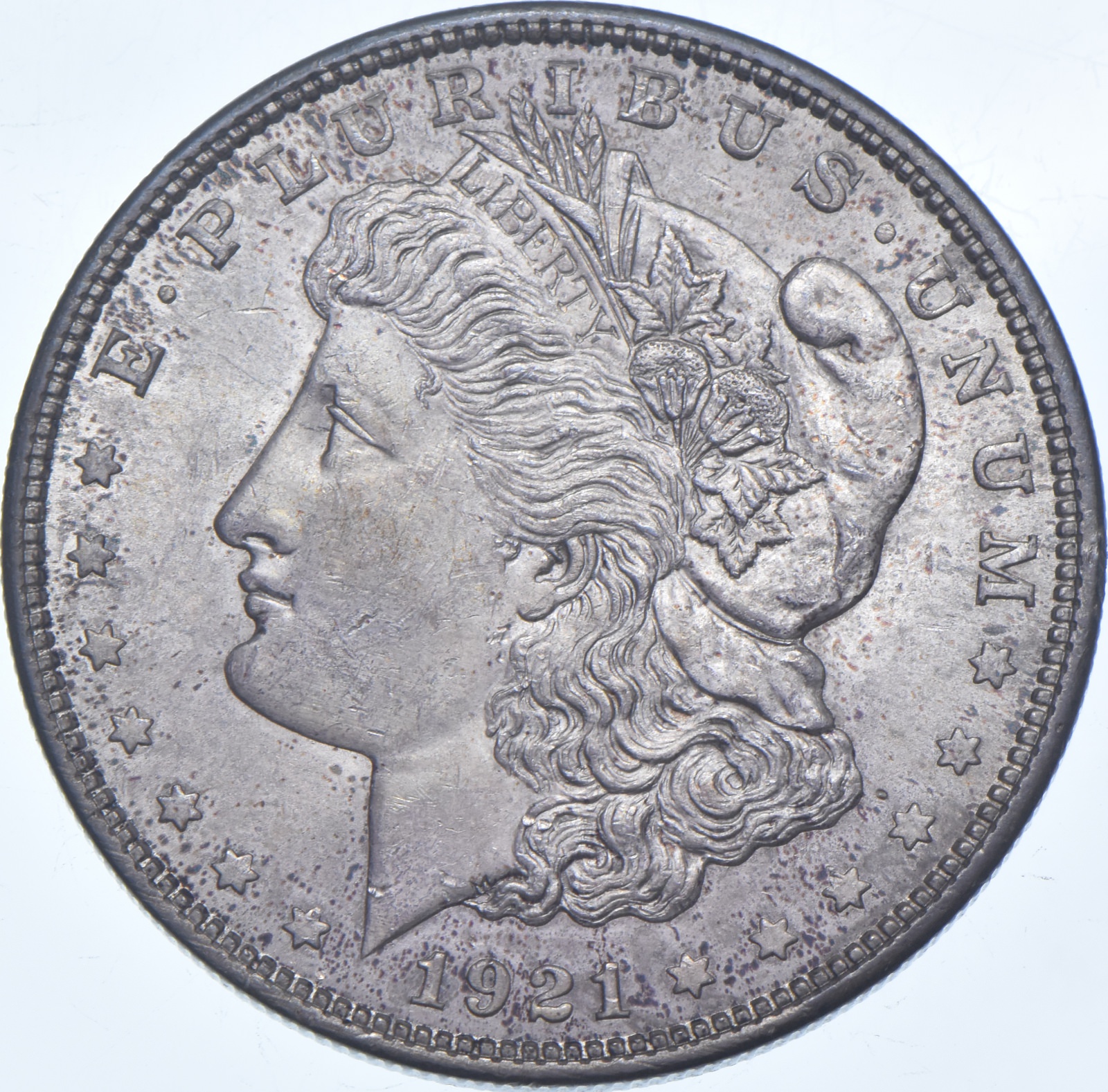 thumbnail image 2 of 1921 Morgan Silver Dollar – Nice AU Condition! 90% Silver (Philadelphia Mint) 2 of 4