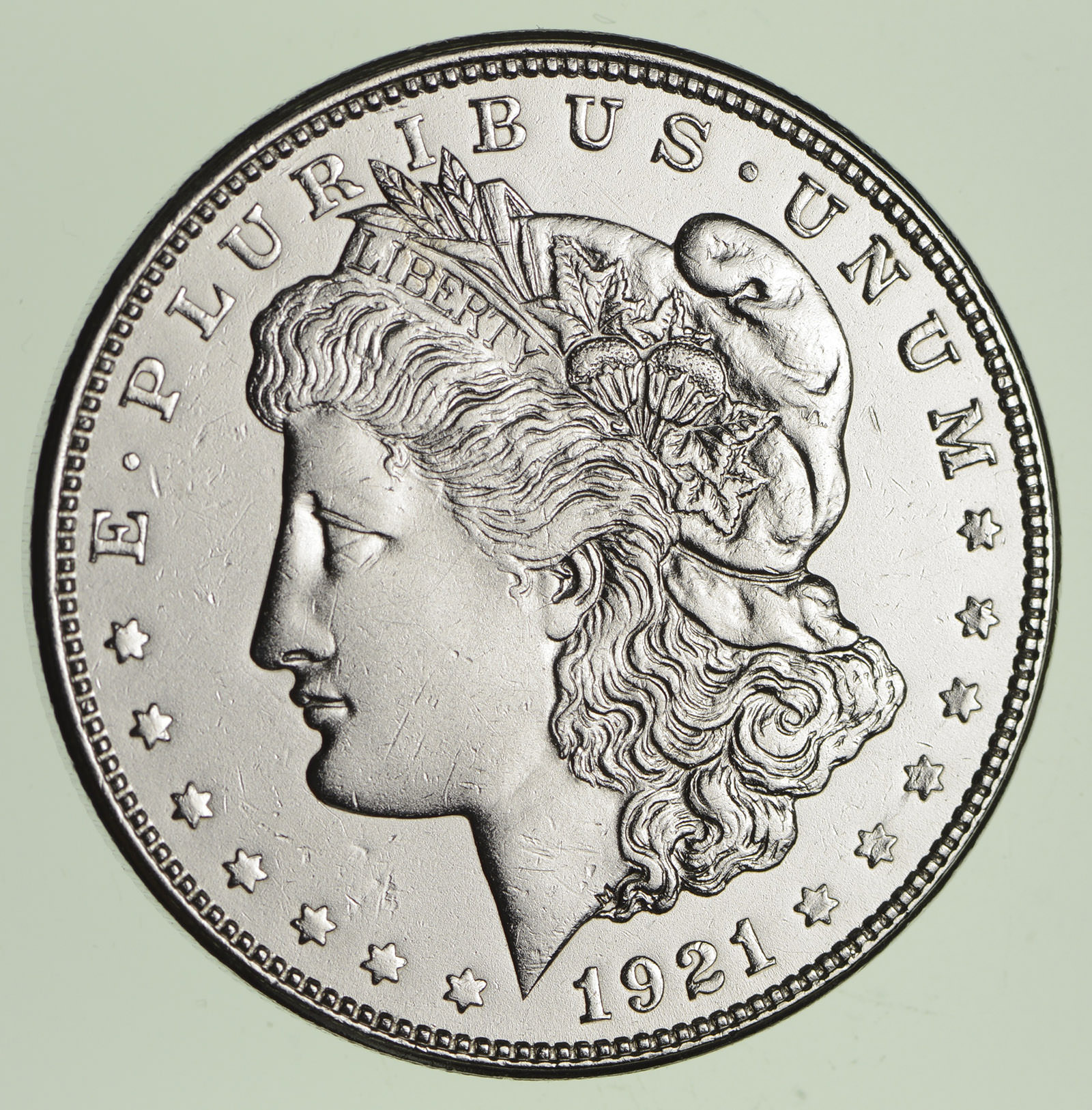 1921D Only Denver Minted Silver Dollar Property Room