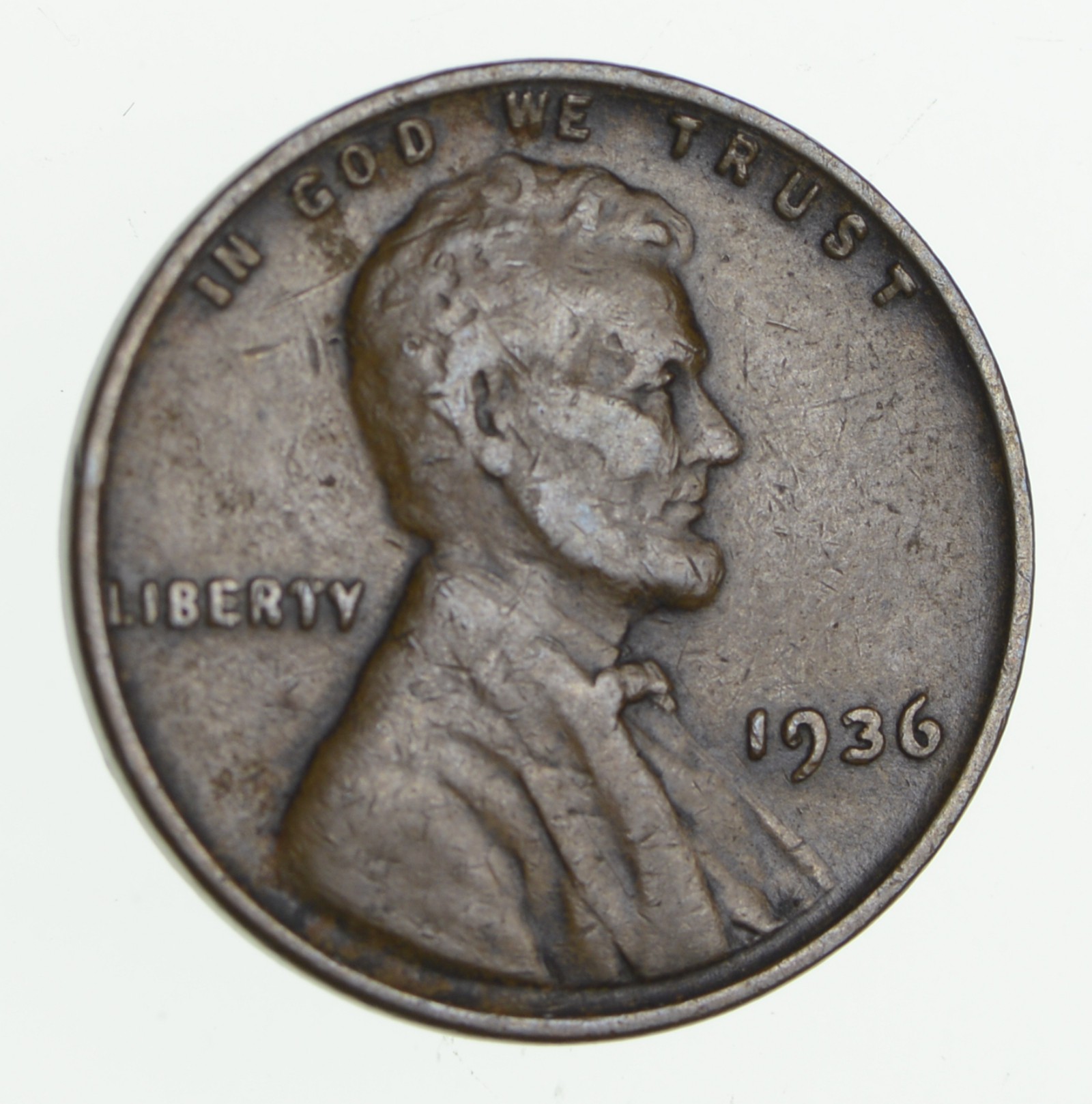 1936 Lincoln Wheat Cent - Double Die | Property Room
