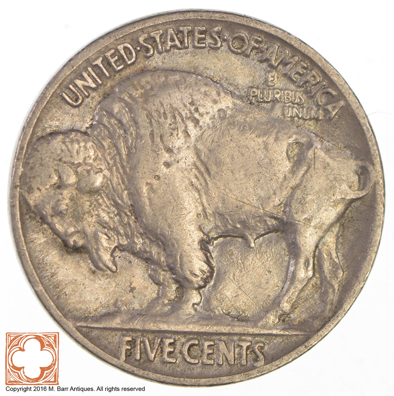 1937 Nickel Buffalo Indian Property Room