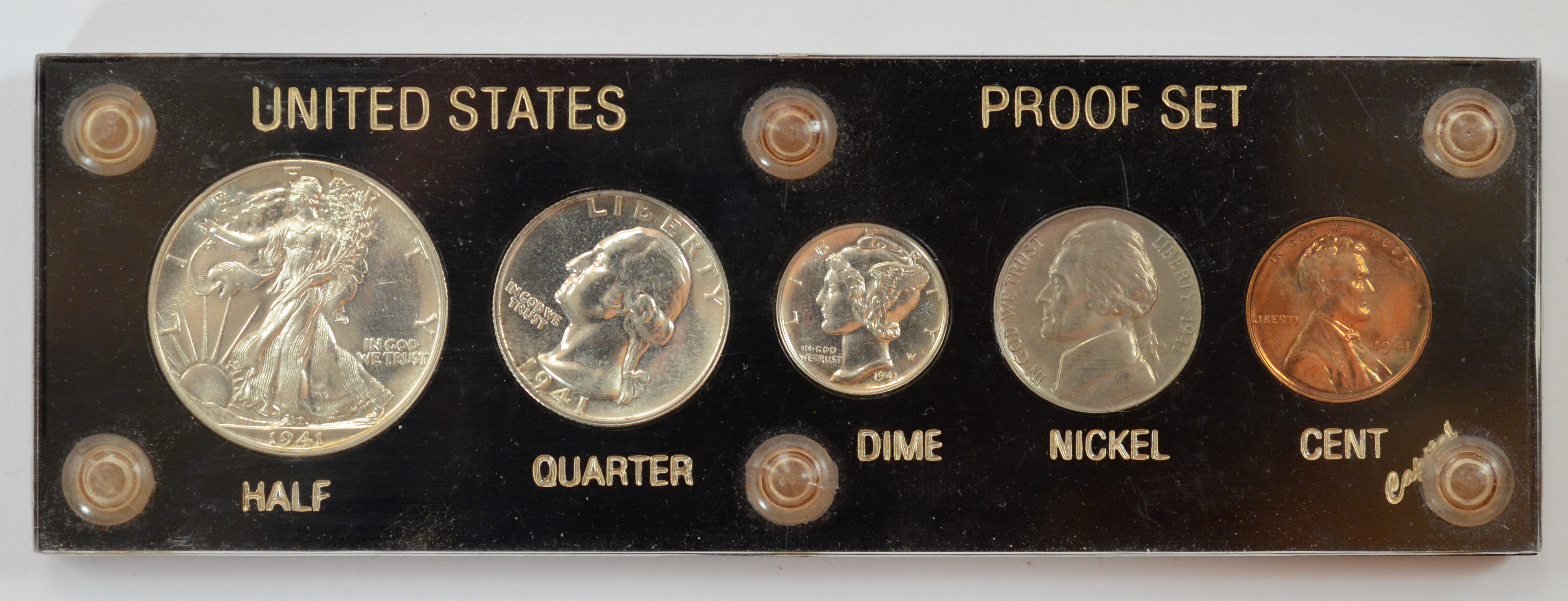 Guardhouse 5-Pack Coin Tubes - For Penny, Nickel, Dime, Quarter & Half Dollar