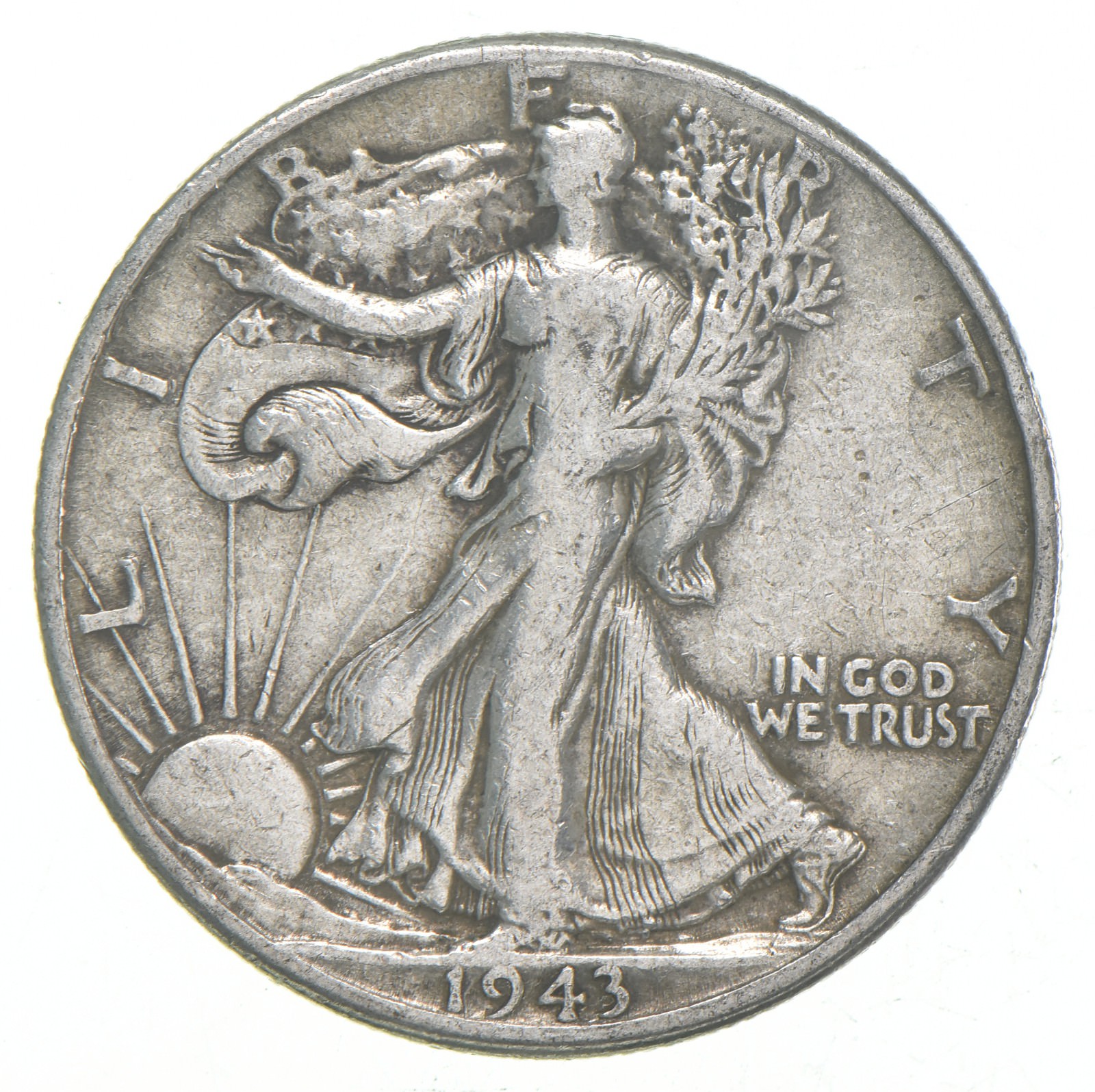 1943-D Walking Liberty 90% Silver US Half Dollar | Property Room