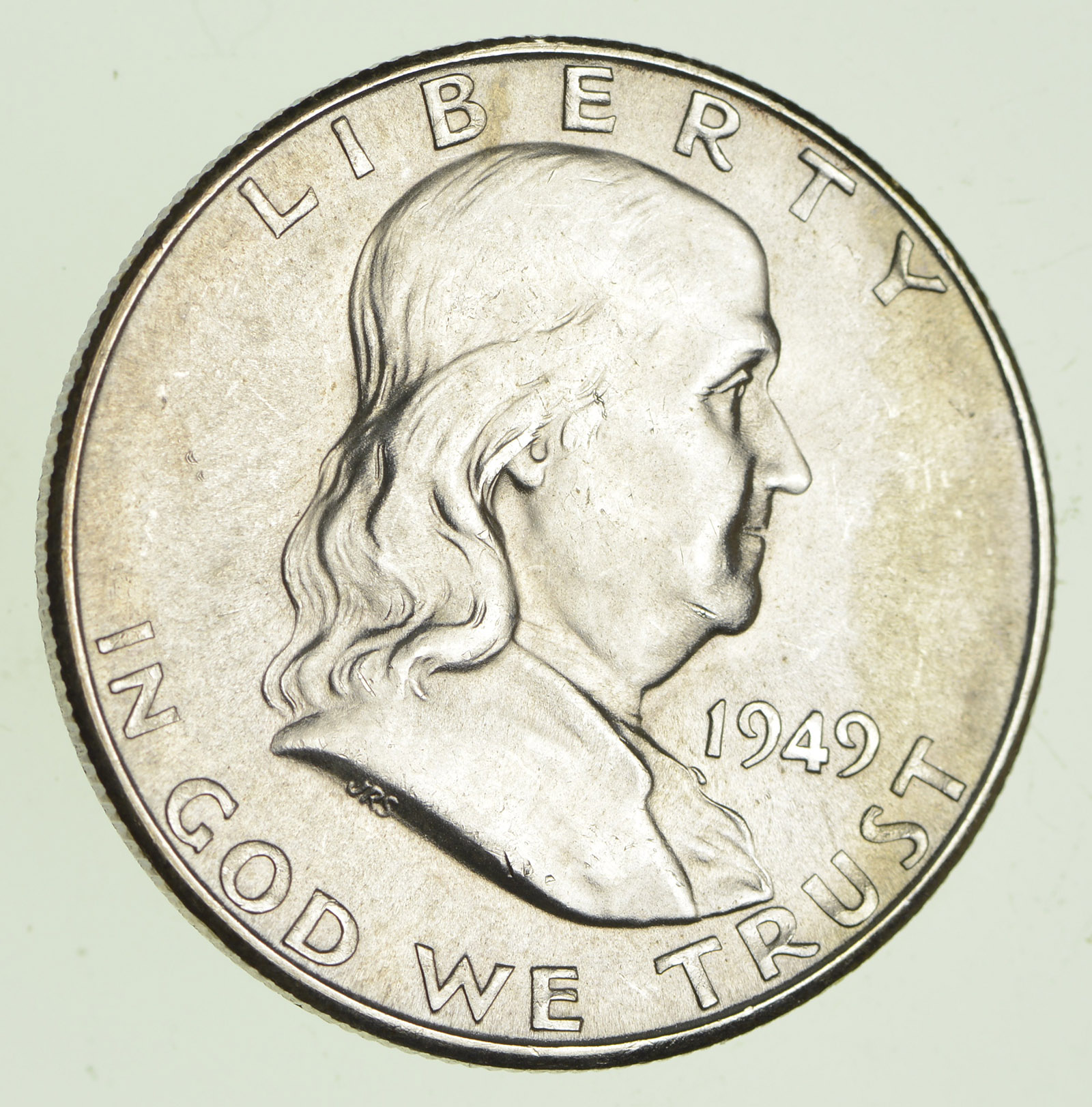 1949-S Franklin Silver Half Dollar - Uncirculated | Property Room