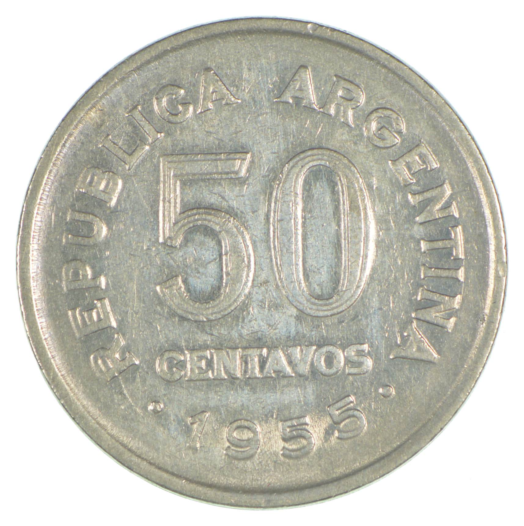 1955 Cinco Centavos Coin Value 46 - b547cjv