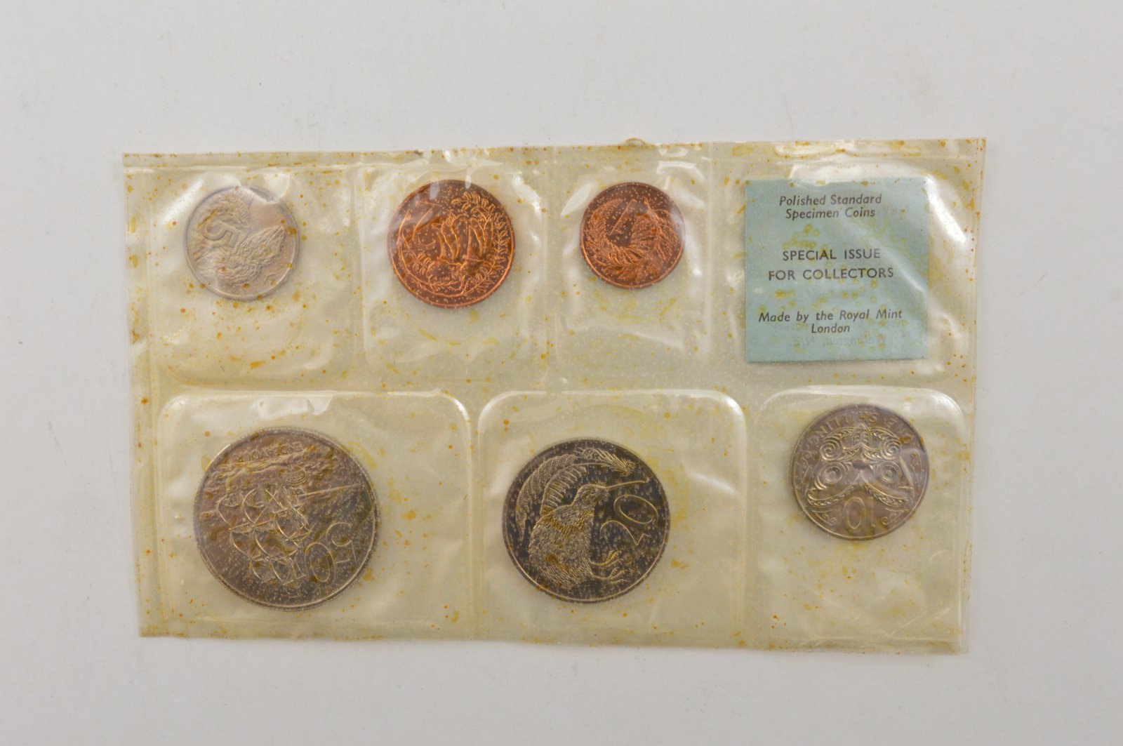 1968 Coins Of New Zealand Polished Standard Specimen Coins World