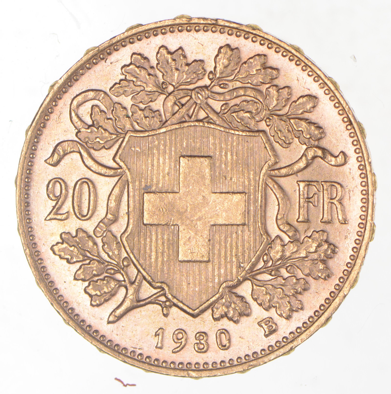 1980 Switzerland 20 Francs Gold Bullion | Property Room