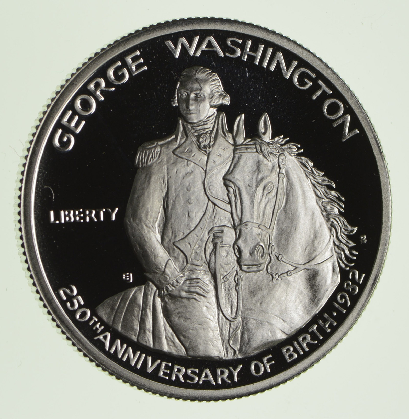 1982-S 50C G.Washington Modern Commemorative Silver Half Dollar Proof