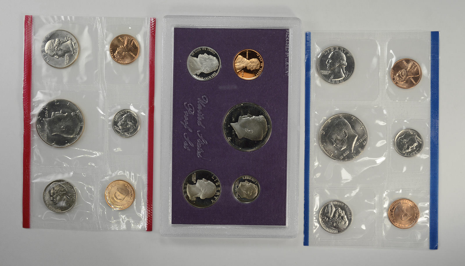 1984 US Proof & Mint Sets Coin Collection Bundle 2 Sets 1 Price