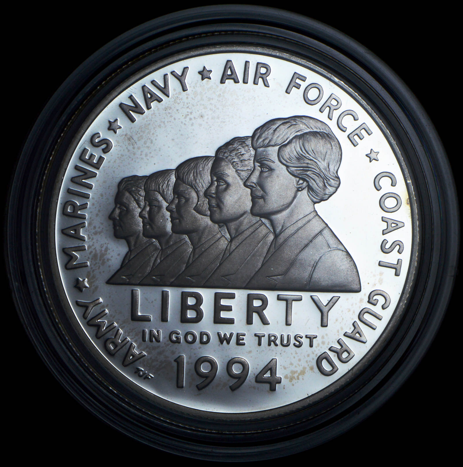 1994-P $1 Women Military PROOF US Commemorative Silver Dollar Original