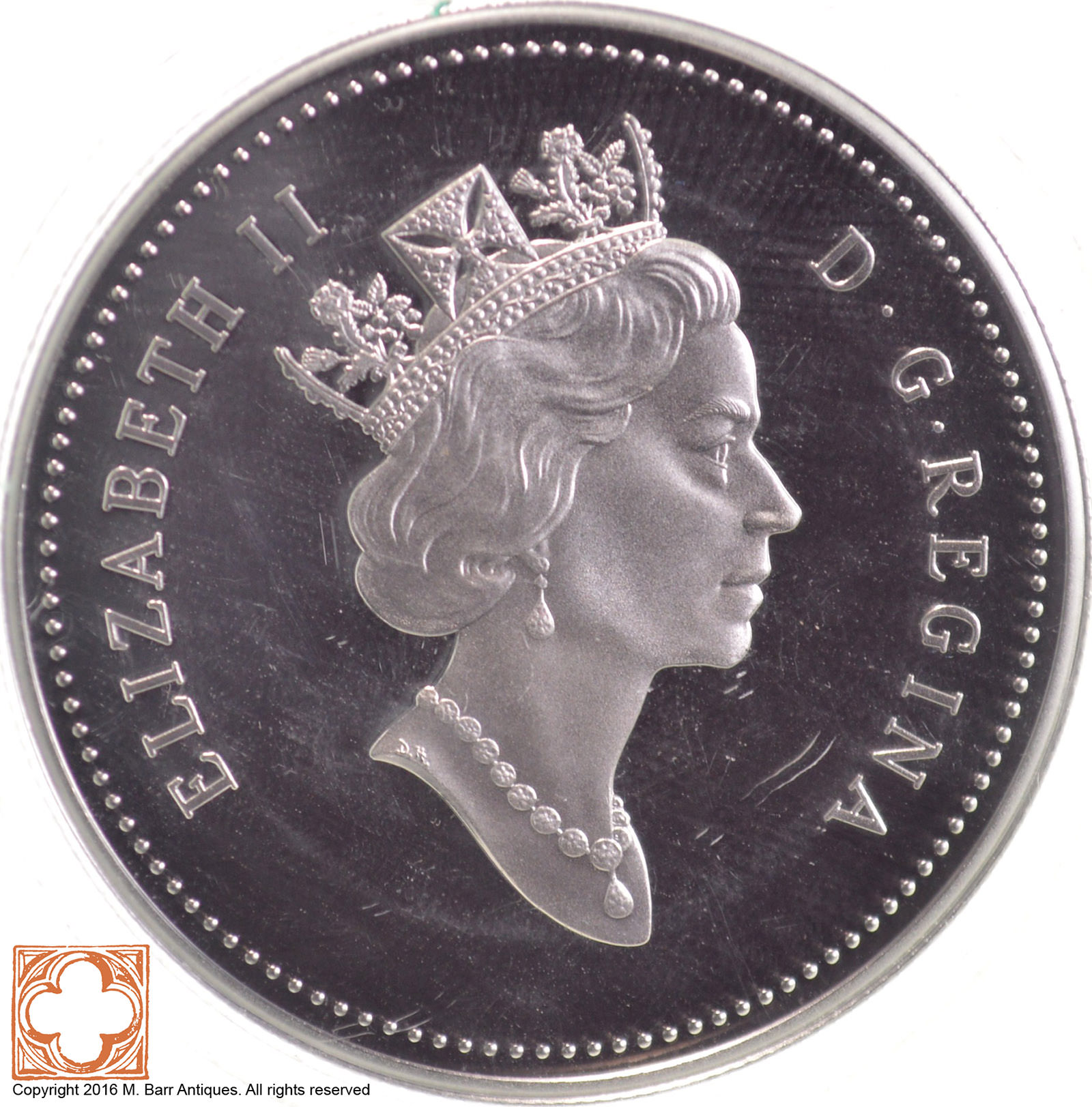 1999 Canada 1 Dollar Proof Queen Charlotte Property Room