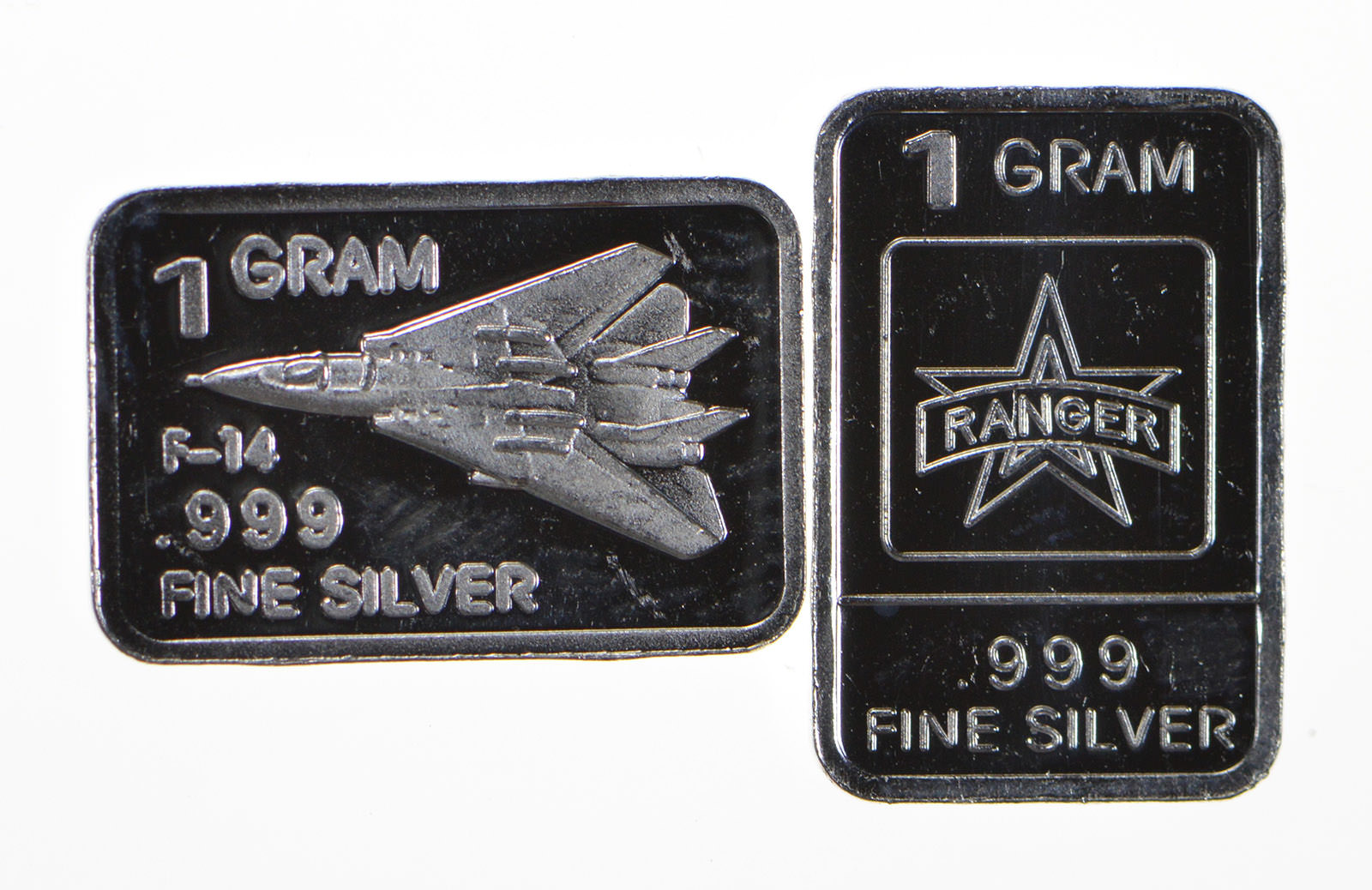 (2) Limited Edition 1 Gram .999 Fine Silver Pieces Great collection