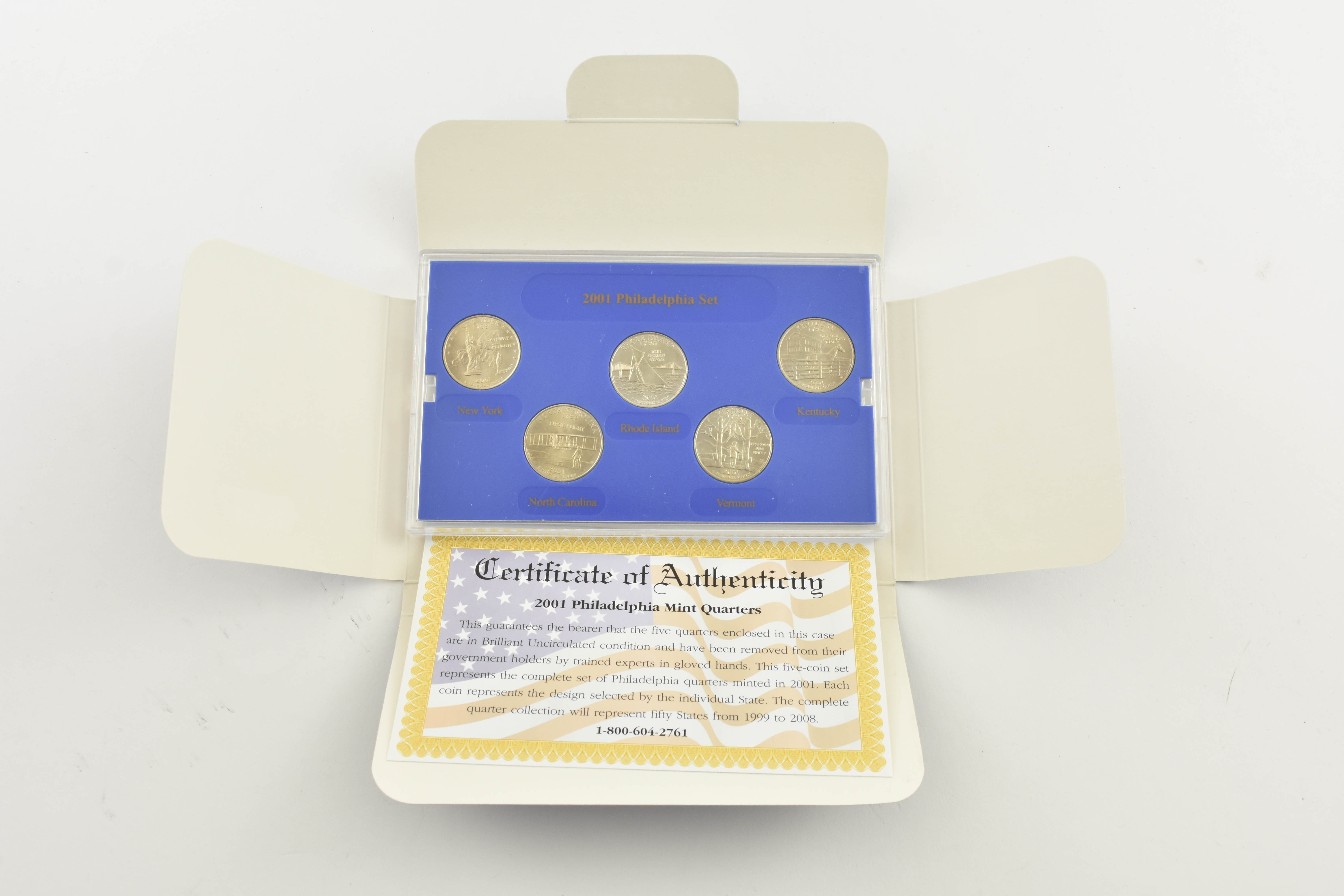 2001 Commemorative Quarters Philadelphia Mint Edition *In Original ...