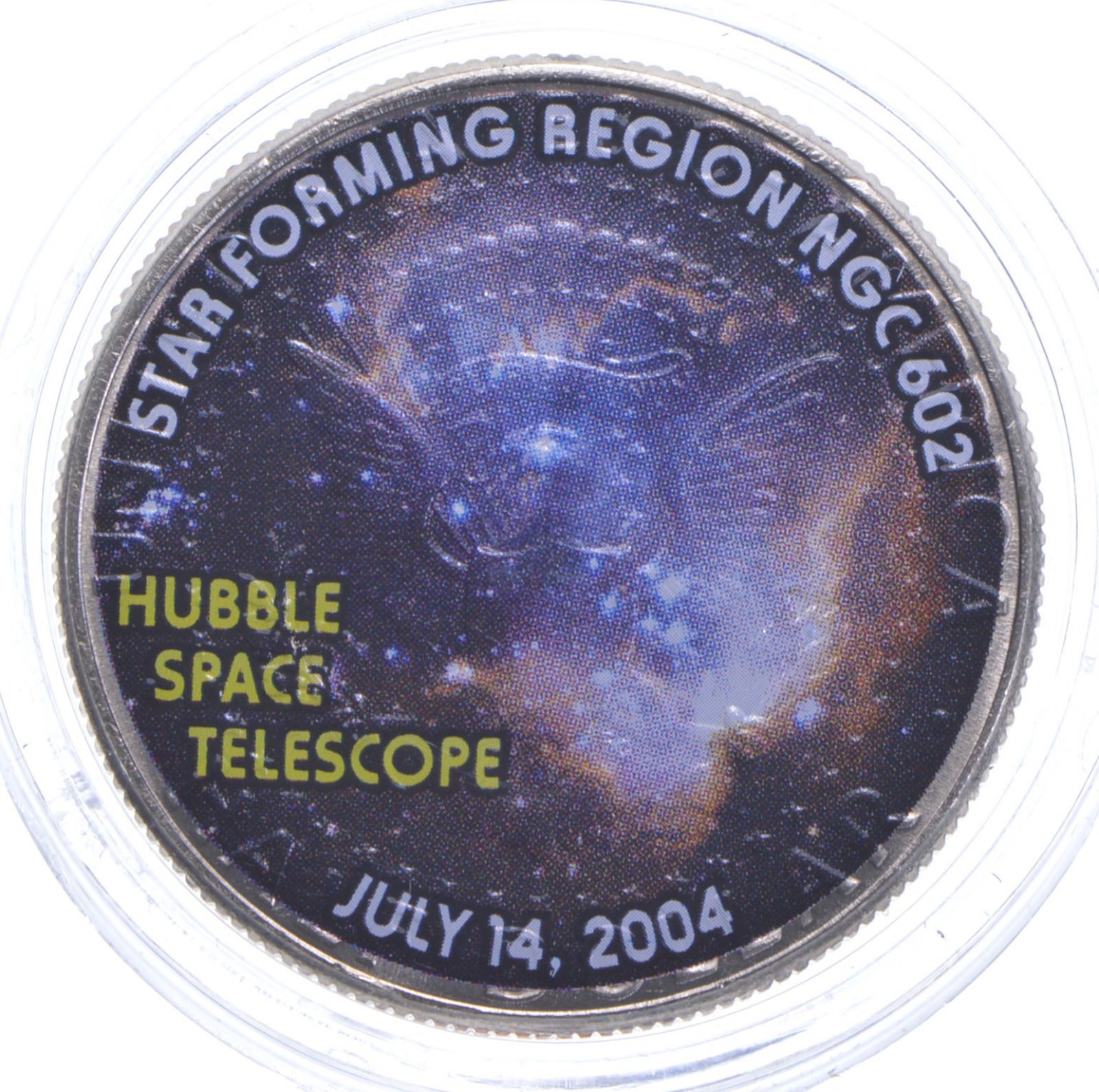 2007-D Hubble Space Telescope SPACE Colorized Kennedy Half Dollar ...