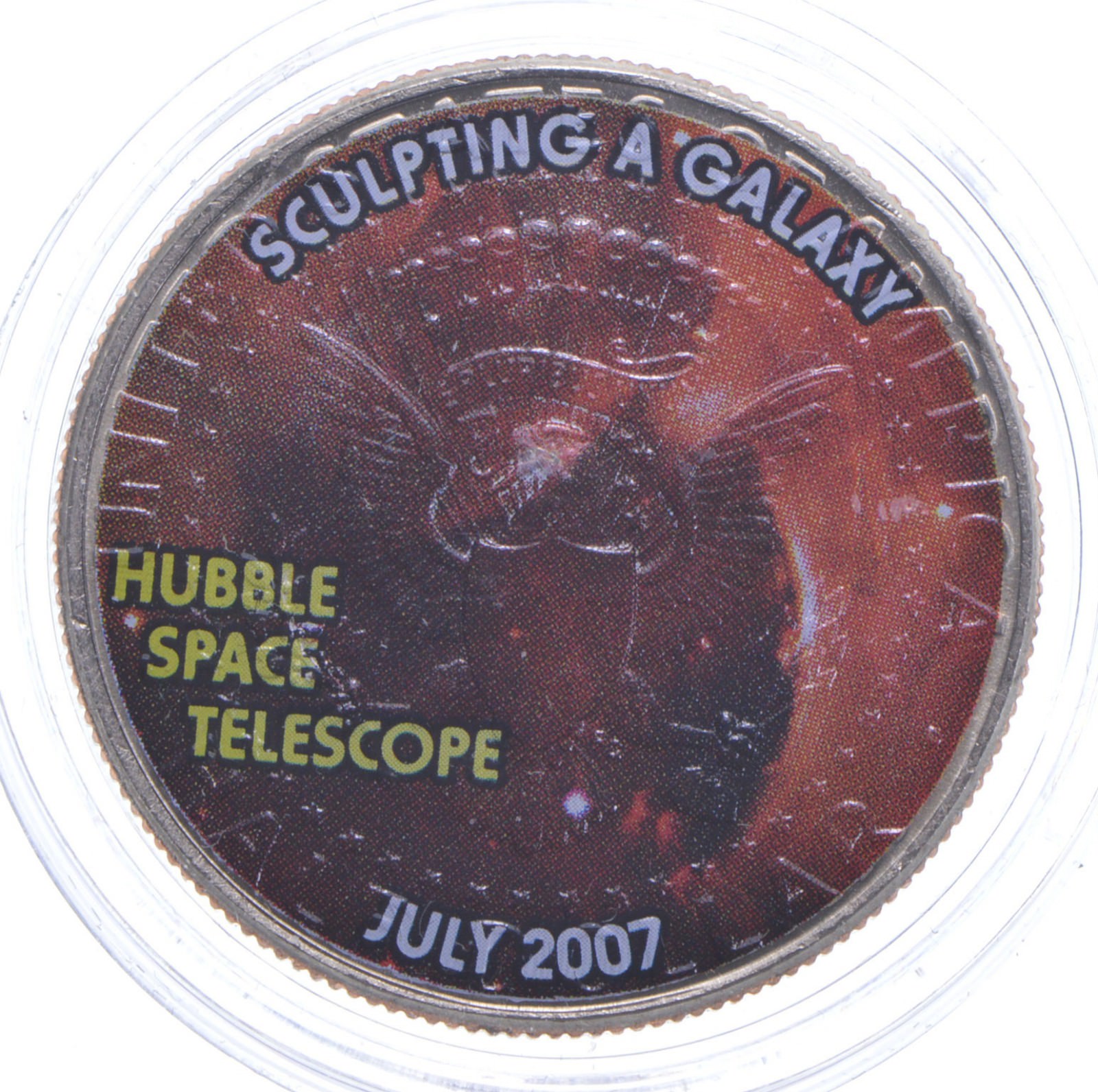 2007-P Hubble Space Telescope SPACE Colorized Kennedy Half Dollar ...