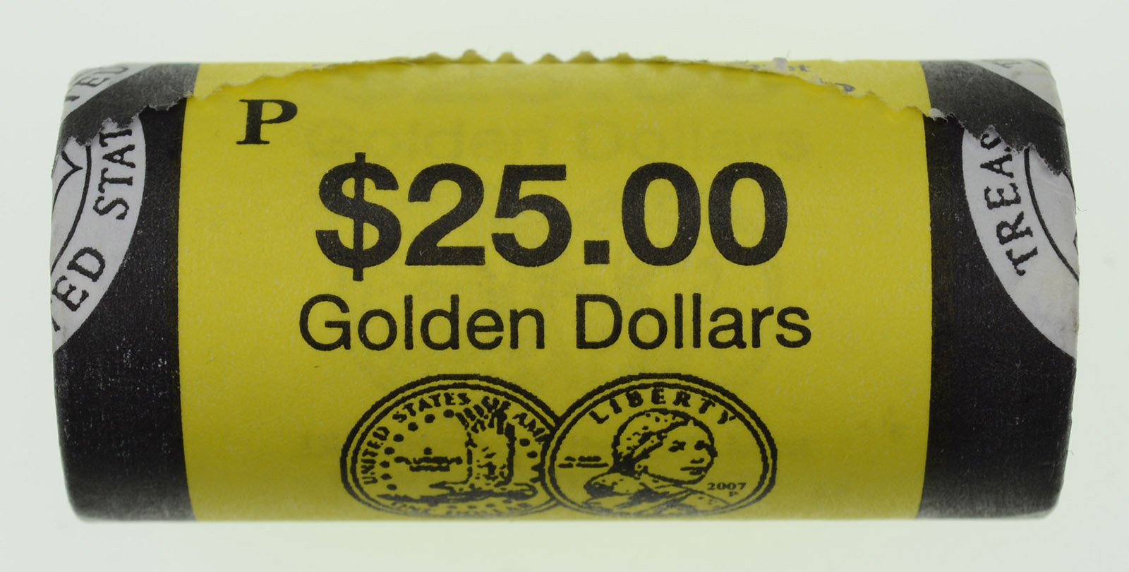 2007 P Thomas Jefferson Presidential /"Unopened/" Mint Dollar 25 Coin ROLL