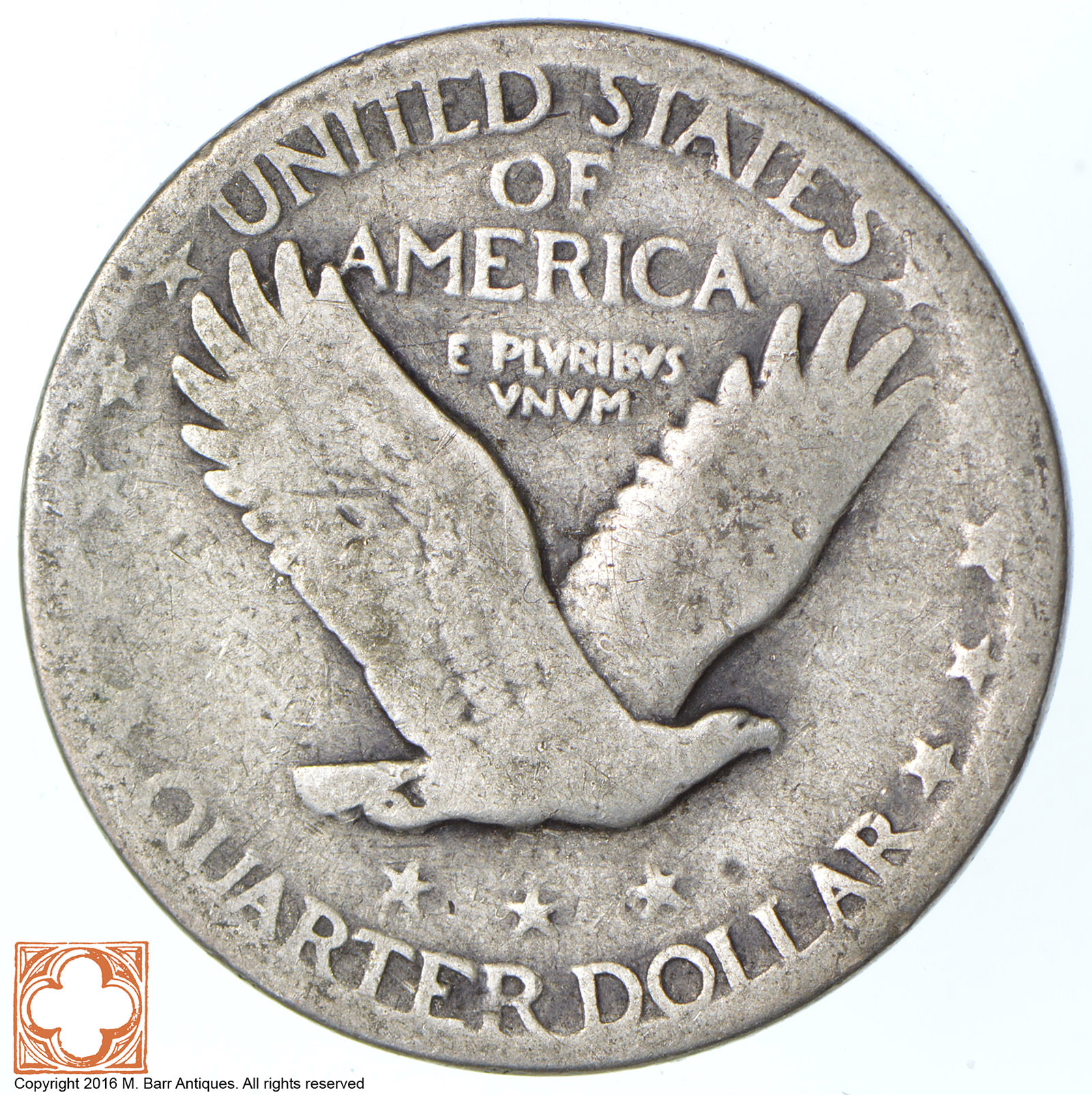 25c *Mint Marked* 1928D Standing Liberty Quarters Property Room