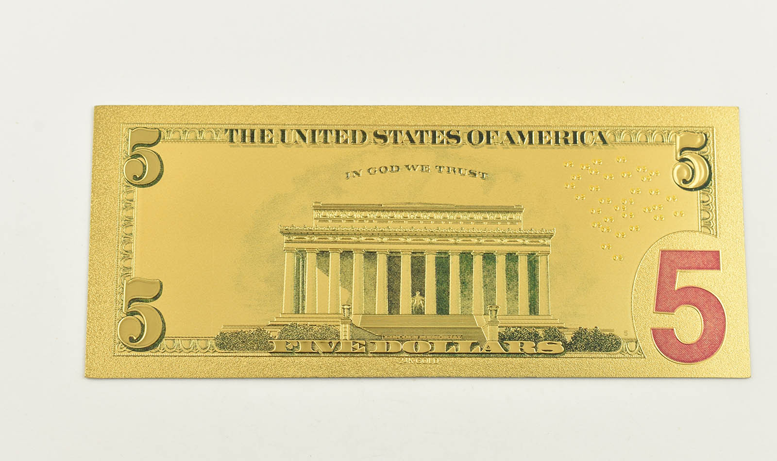 5-Pack Cute Cat Souvenir Gold Banknotes – Uncirculated Golden Cards For Kids, Nice Gift