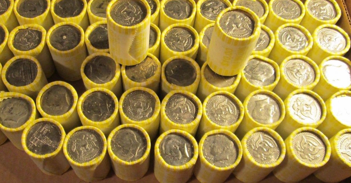 50 Face Value MYSTERY Unsearched Unopened Bank Wrapped (5 Rolls