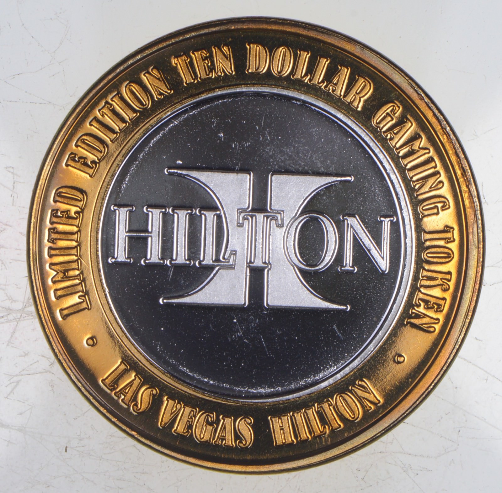 .999 Fine Silver Center Las Vegas Hilton Casino Chip Limited Edition
