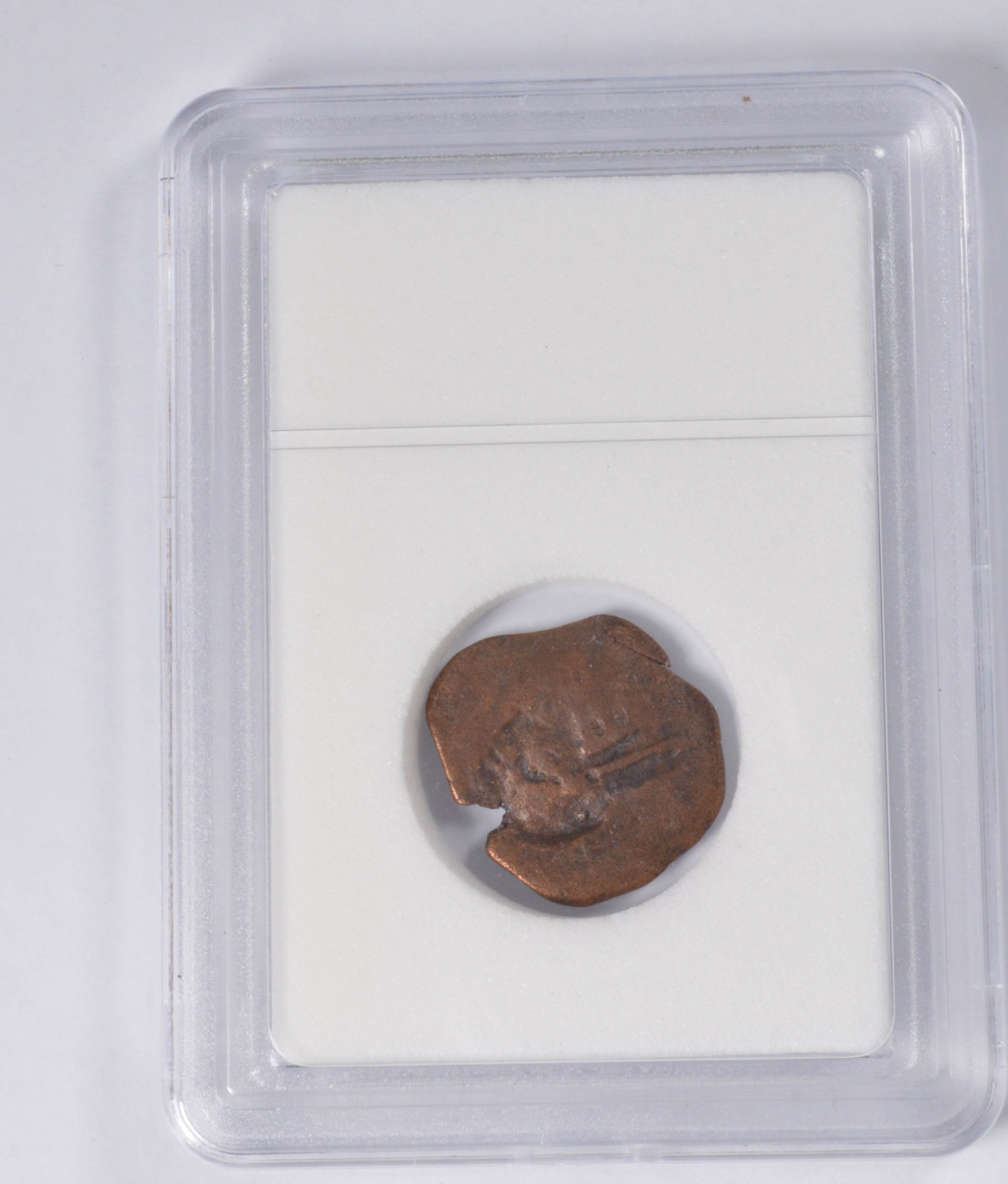 Authentic PIRATE TREASURE Spanish Bronze Nummis Circ 14001060 AD