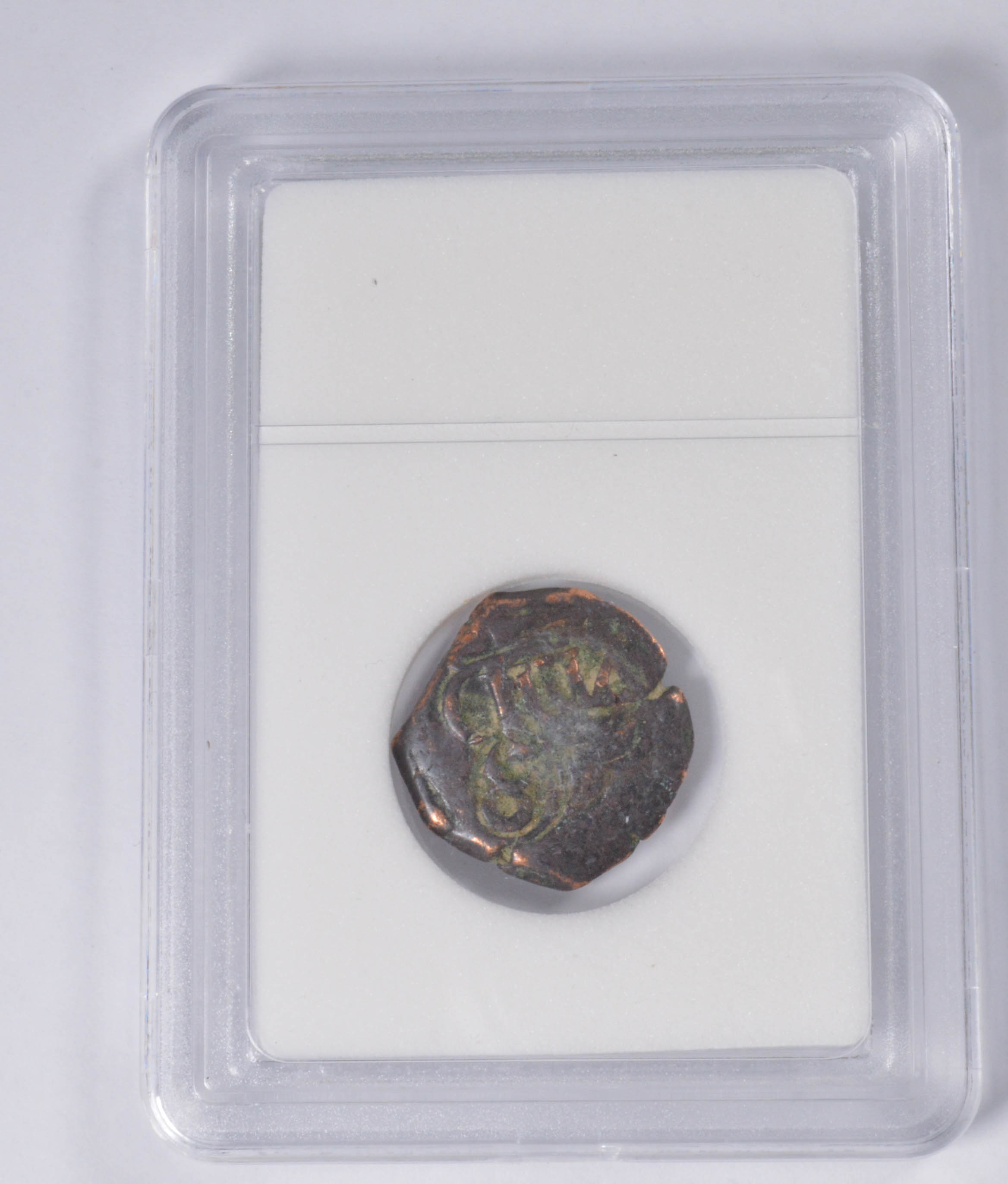 Authentic PIRATE TREASURE Spanish Bronze Nummis Circ 14001060 AD