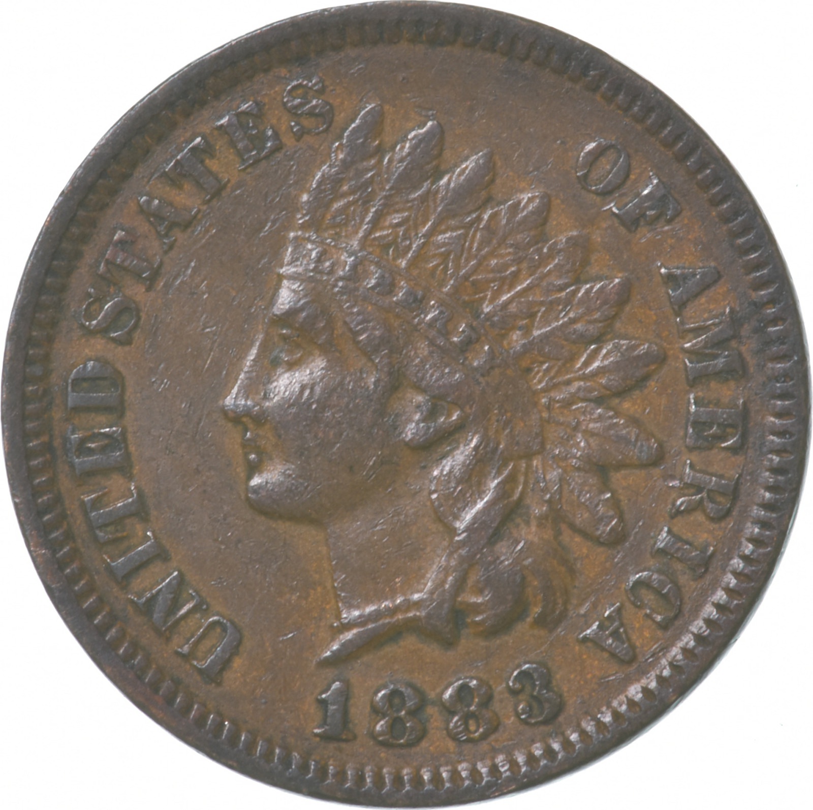 Better 1883 US Indian Head Cent Penny - Coin Collection Lot Set Break ...