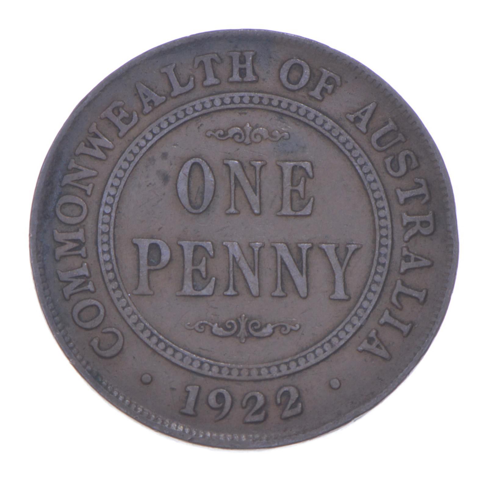 Better 1922 Australia 1 Penny Property Room
