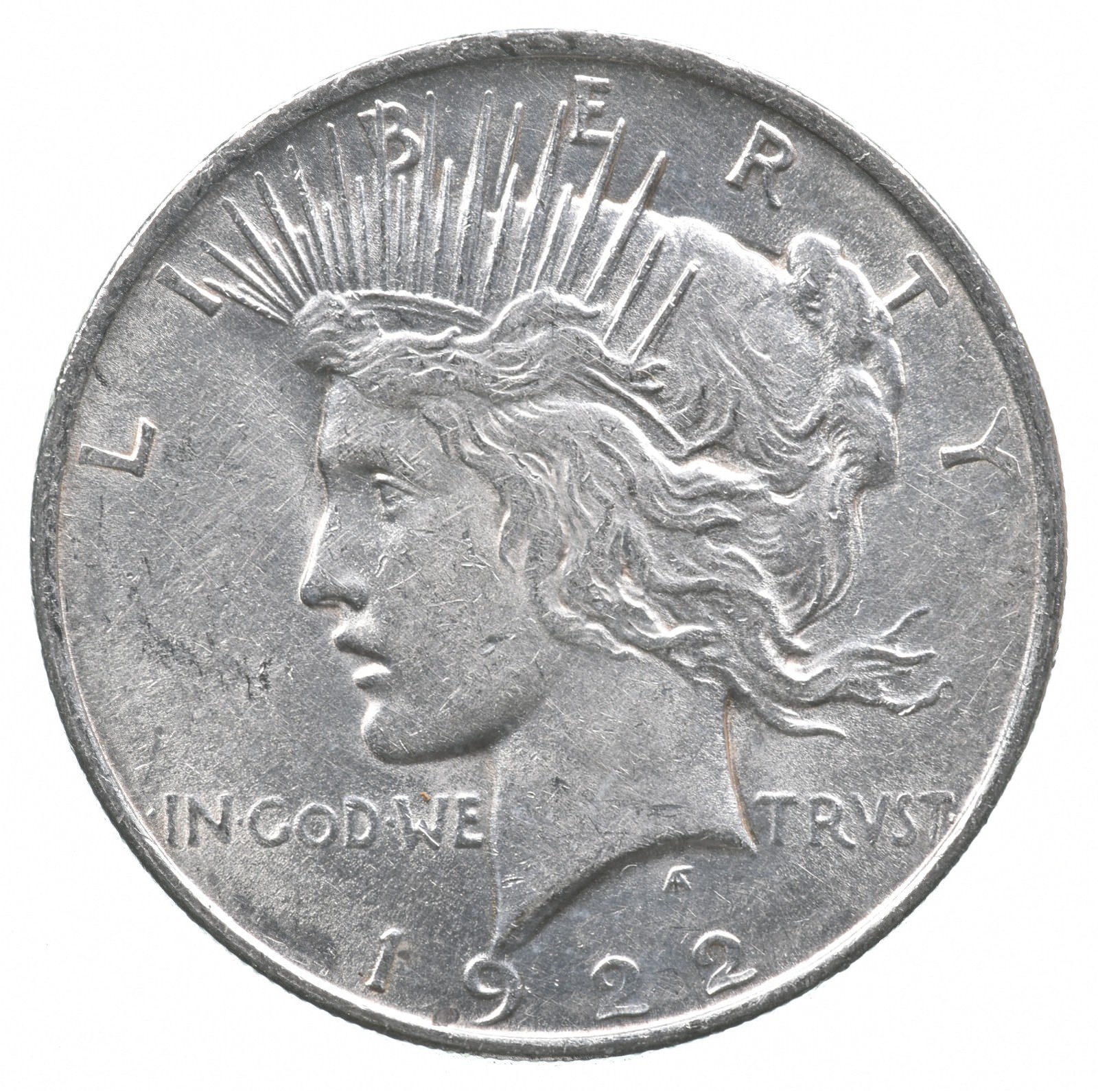 Better - 1922 Peace Silver Dollar - 90% US Coin | Property Room