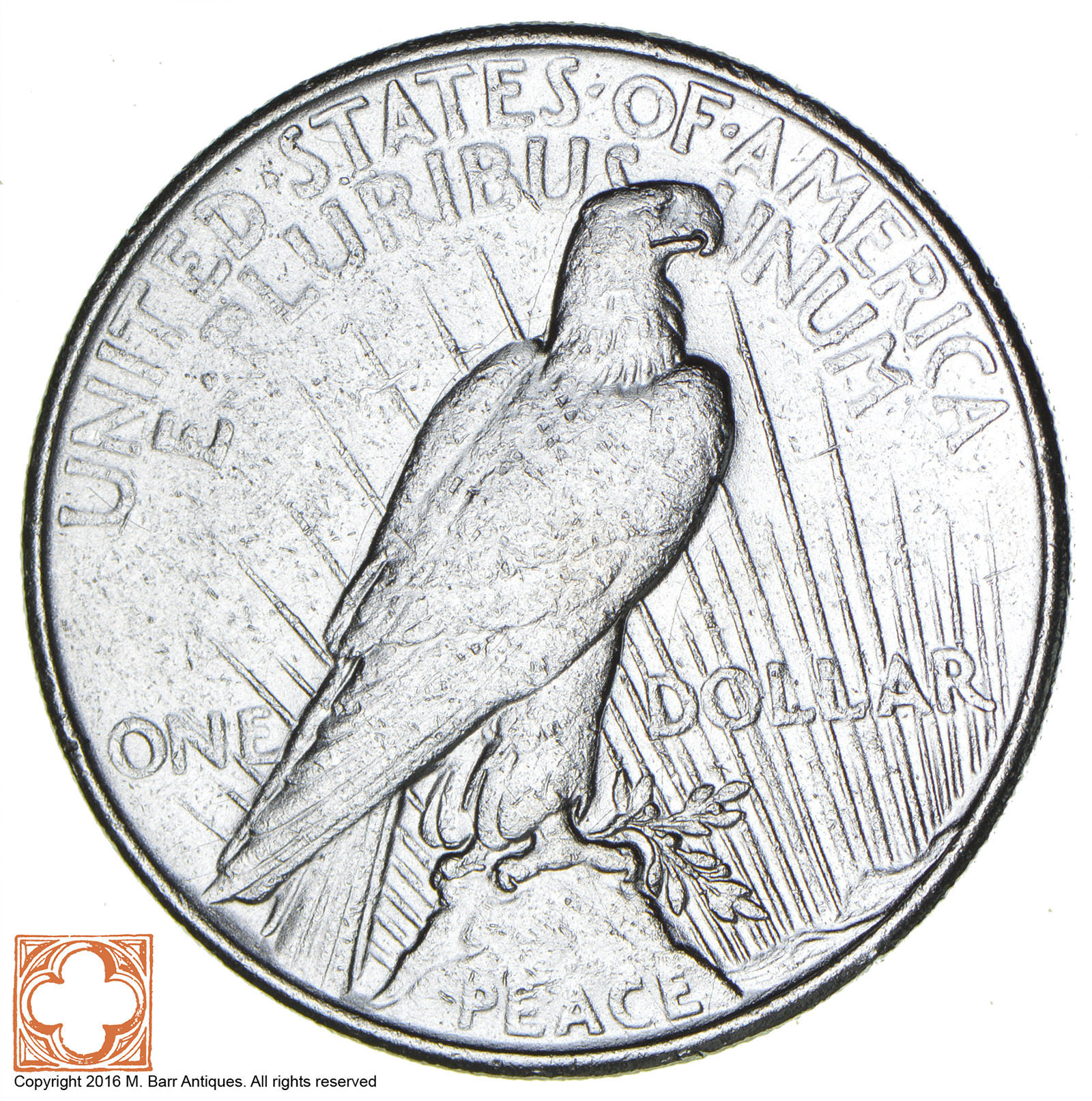 BETTER 1935 Peace Silver Dollar Decent Red Book Value Property Room