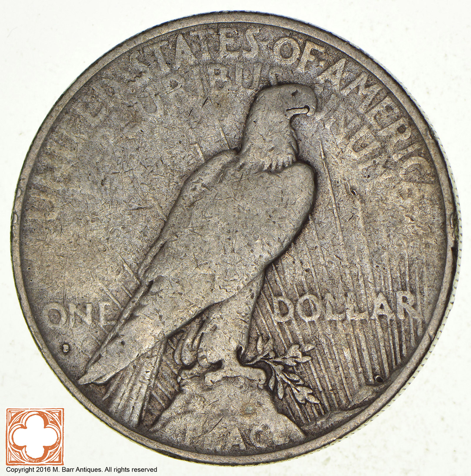 BETTER 1935S Peace Silver Dollar Decent Red Book Value Property Room