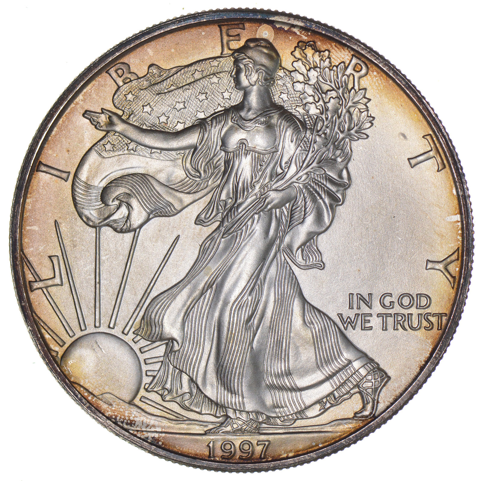 Better Date 1997 American Silver Eagle 1 Troy Oz .999 Fine Silver