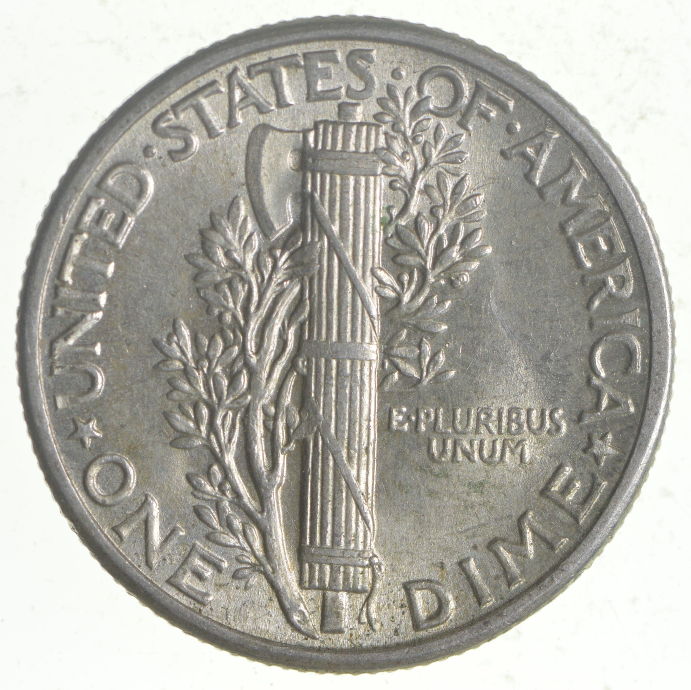 Blast WHITE 1943 Mercury Liberty Dime - 90% Silver - Stunning in High ...