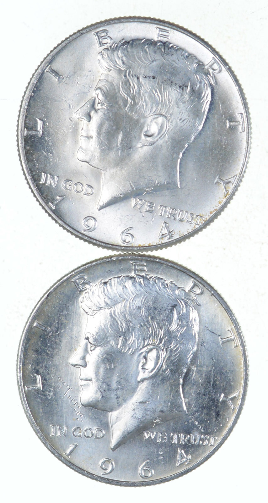 1964 Kennedy 90/% Silver Brilliant Uncirculated Half Dollar