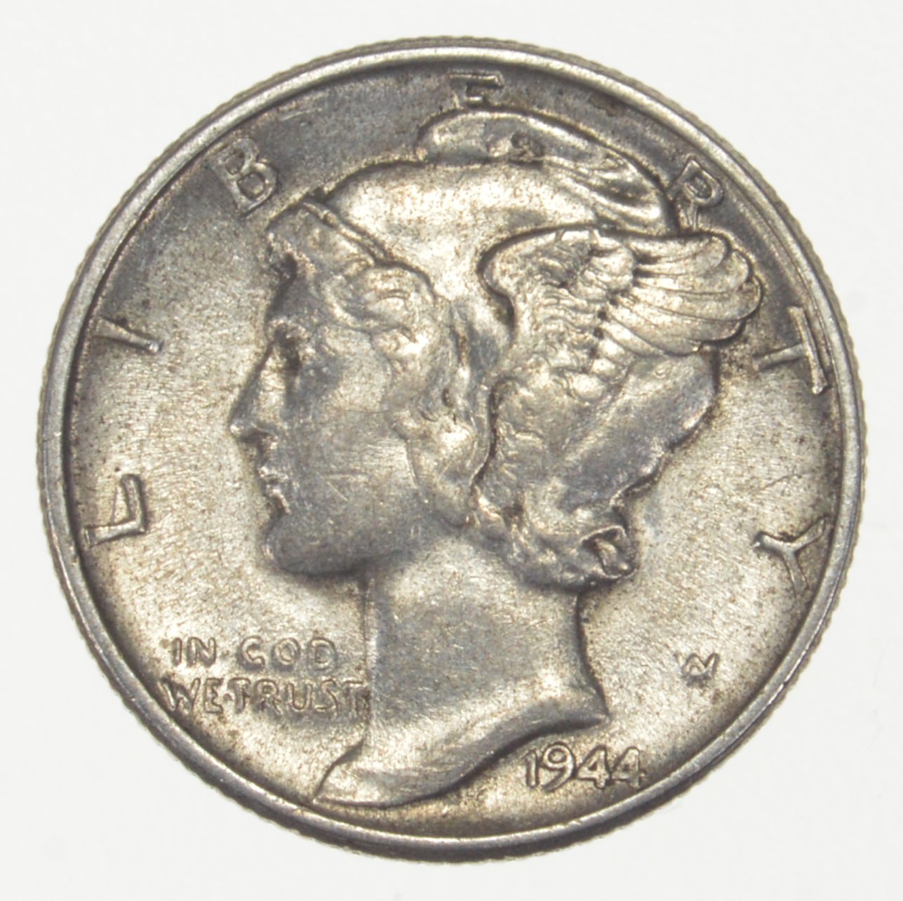 CHOICE - 1944 Mercury Dime - Mint Marked - TOUGH Coin! | Property Room