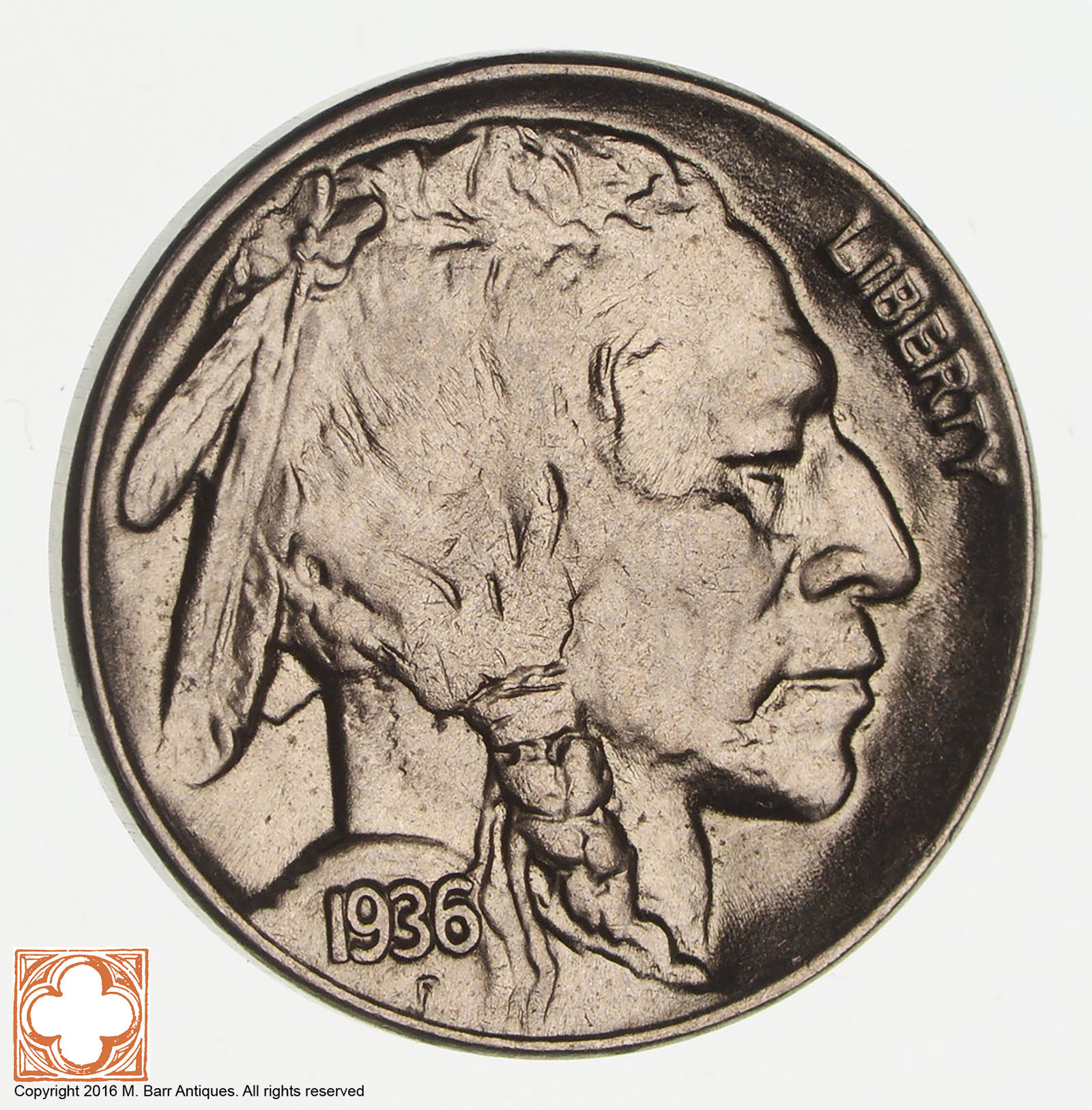 CHOICE Uncirculated 1936 Buffalo Nickel RARE In High Grade