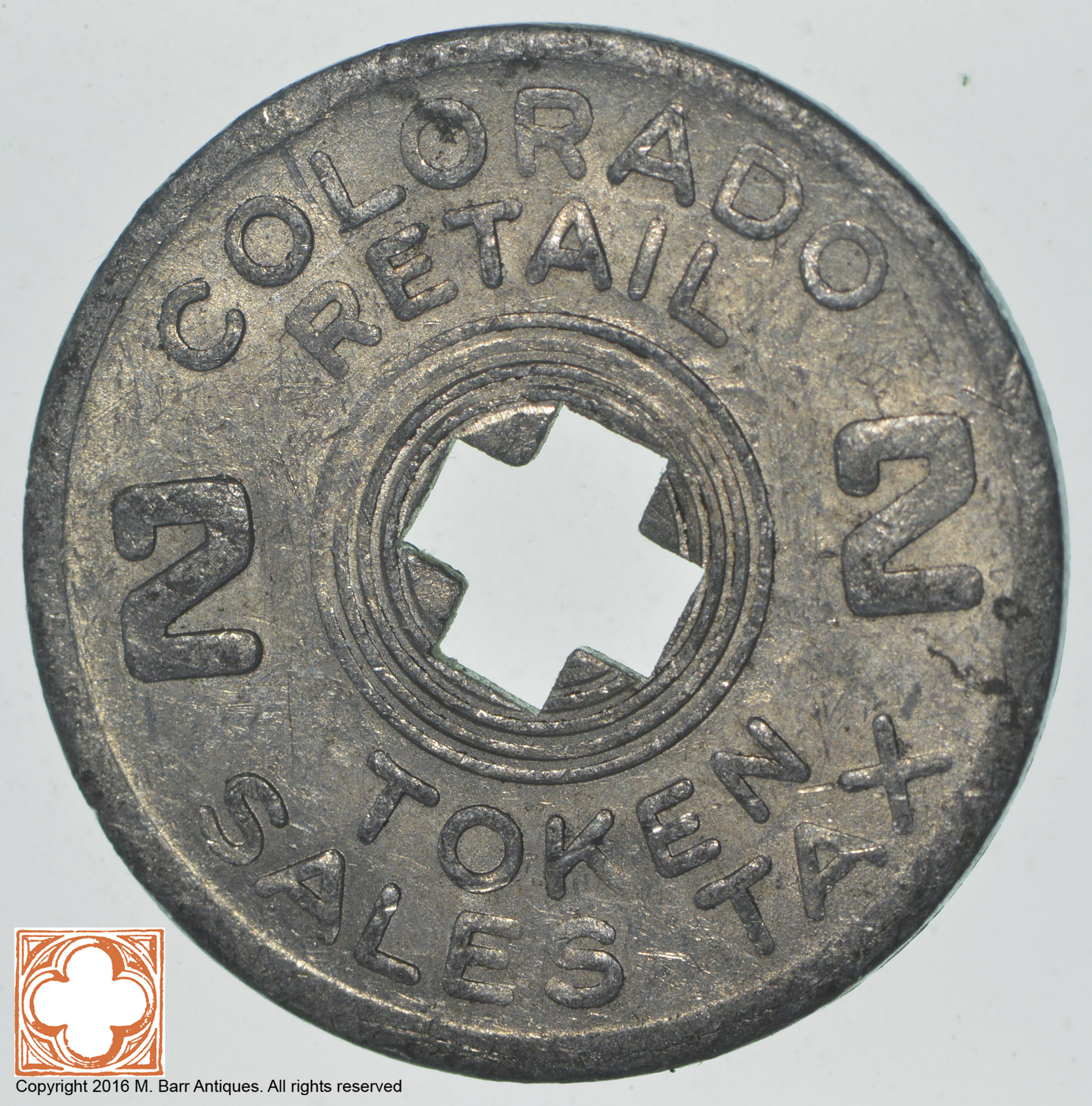 Colorado Sales Tax Retail 2 Token Property Room