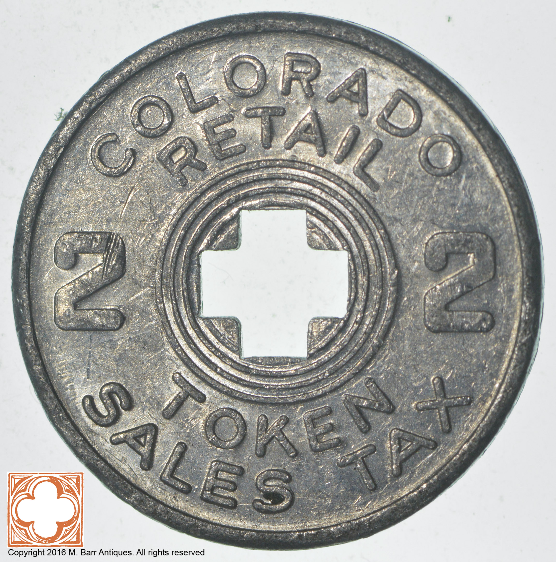 Colorado Sales Tax Retail 2 Token Property Room