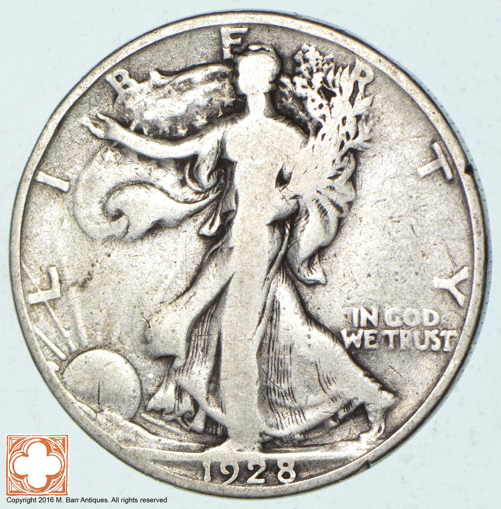 Crisp Detail - 1928-S Walking Liberty Half Dollar - Look it up ...