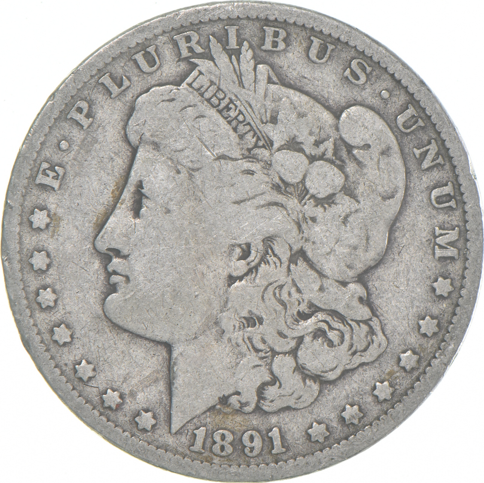Early - 1891 Morgan Silver Dollar - 90% US Coin | Property Room