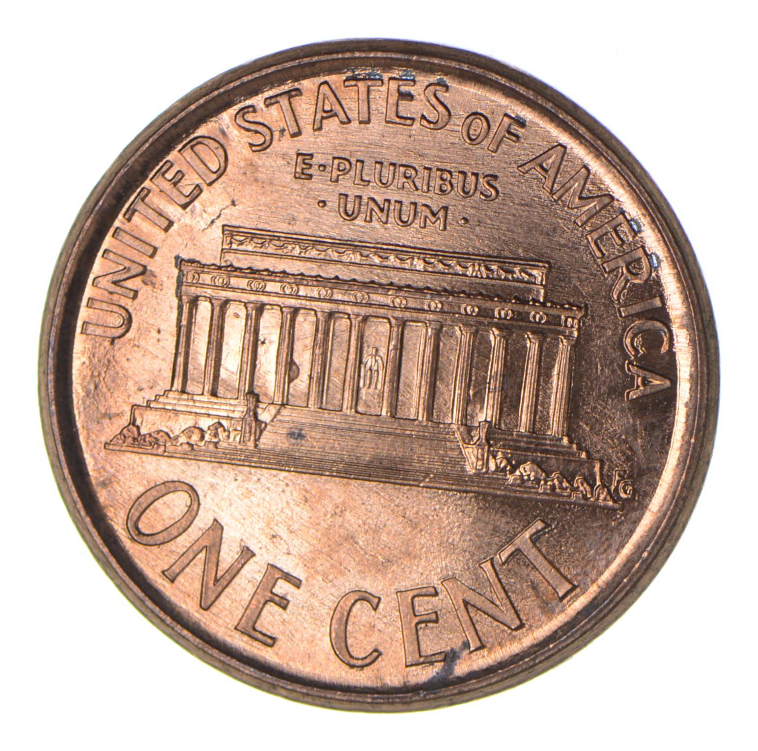 Error Broad Strike 1999 Lincoln Memorial Cent Gem Bu Cool